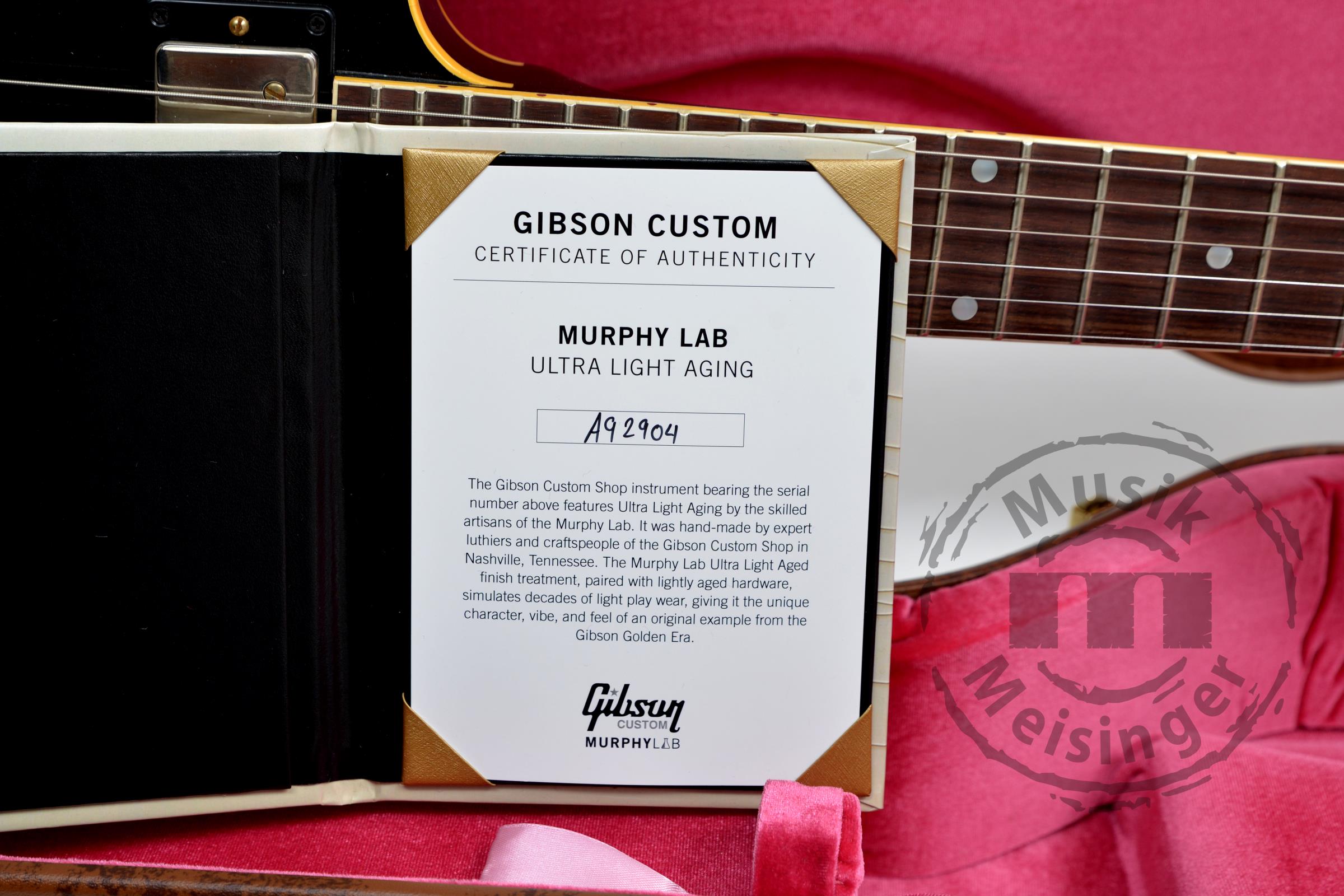 GIBSON 1959 ES-335 Reissue Ultra Light Aged Ebony