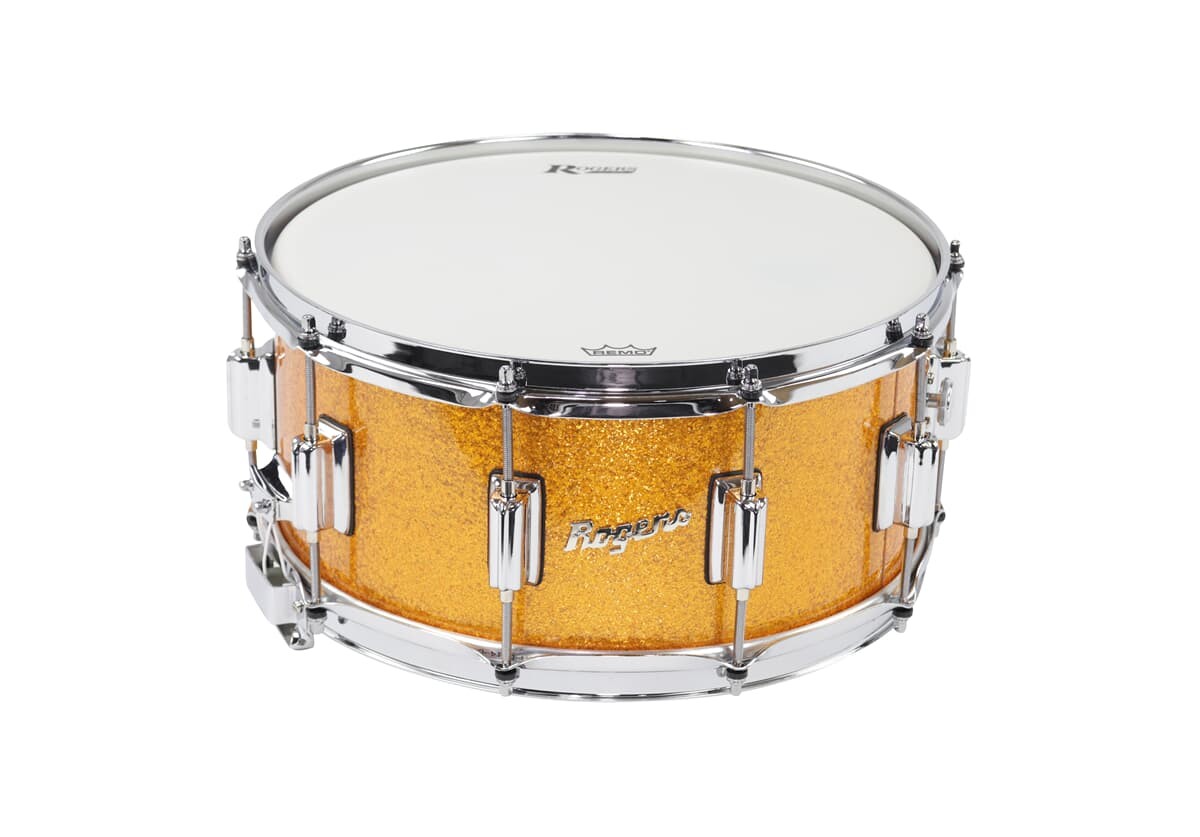 Rogers 14x6,5 Dyna-Sonic Snare Gold Sparkle Rogers 14x6,5 Dyna-Sonic Snare Gold Sparkle