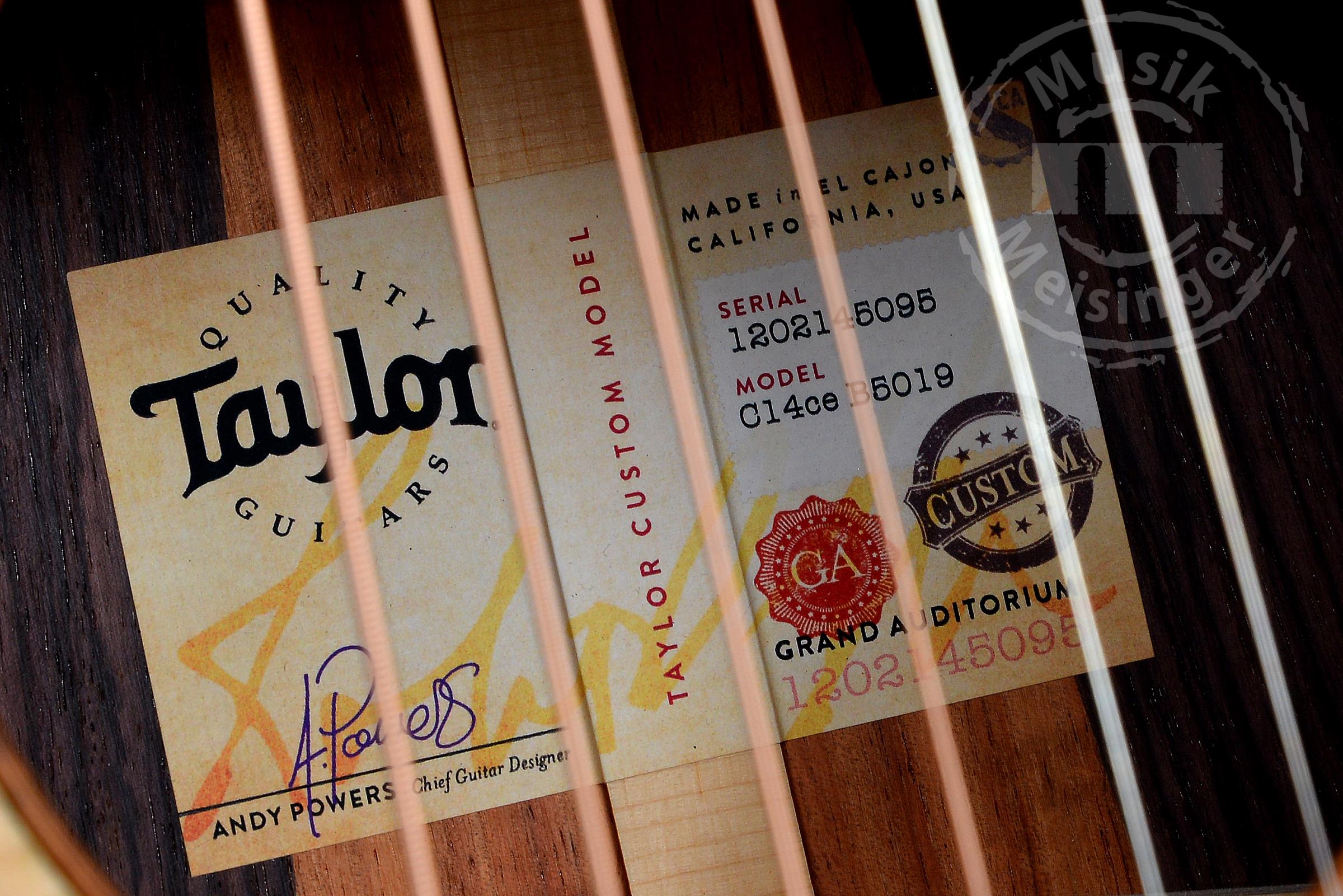 TAYLOR Custom GA,Rosewood/Lutz, Custom #19 TAYLOR Custom GA,Rosewood/Lutz, Custom #19