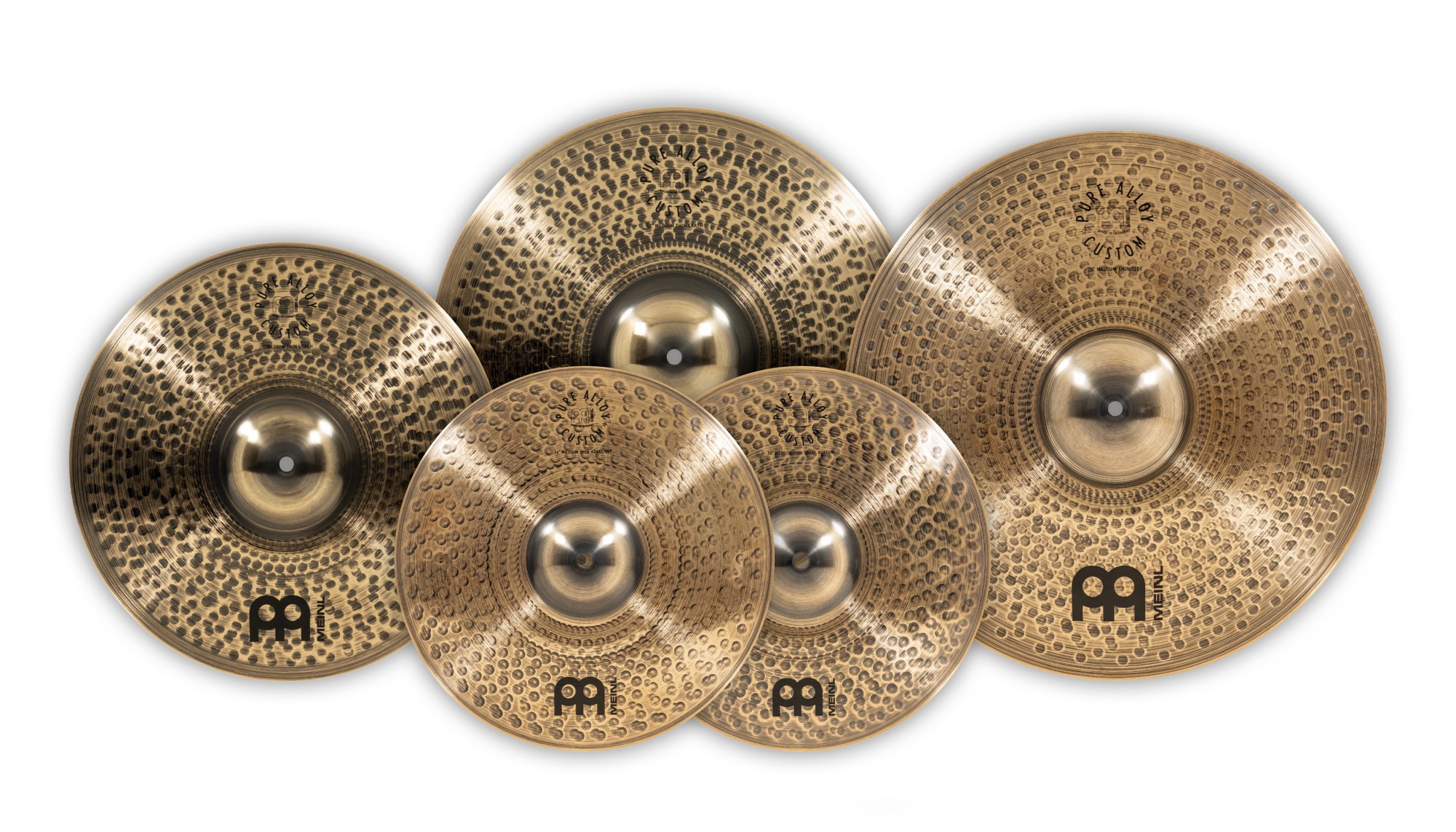 Meinl Pure Alloy Custom 14"/16"/18"/20" Expended Set