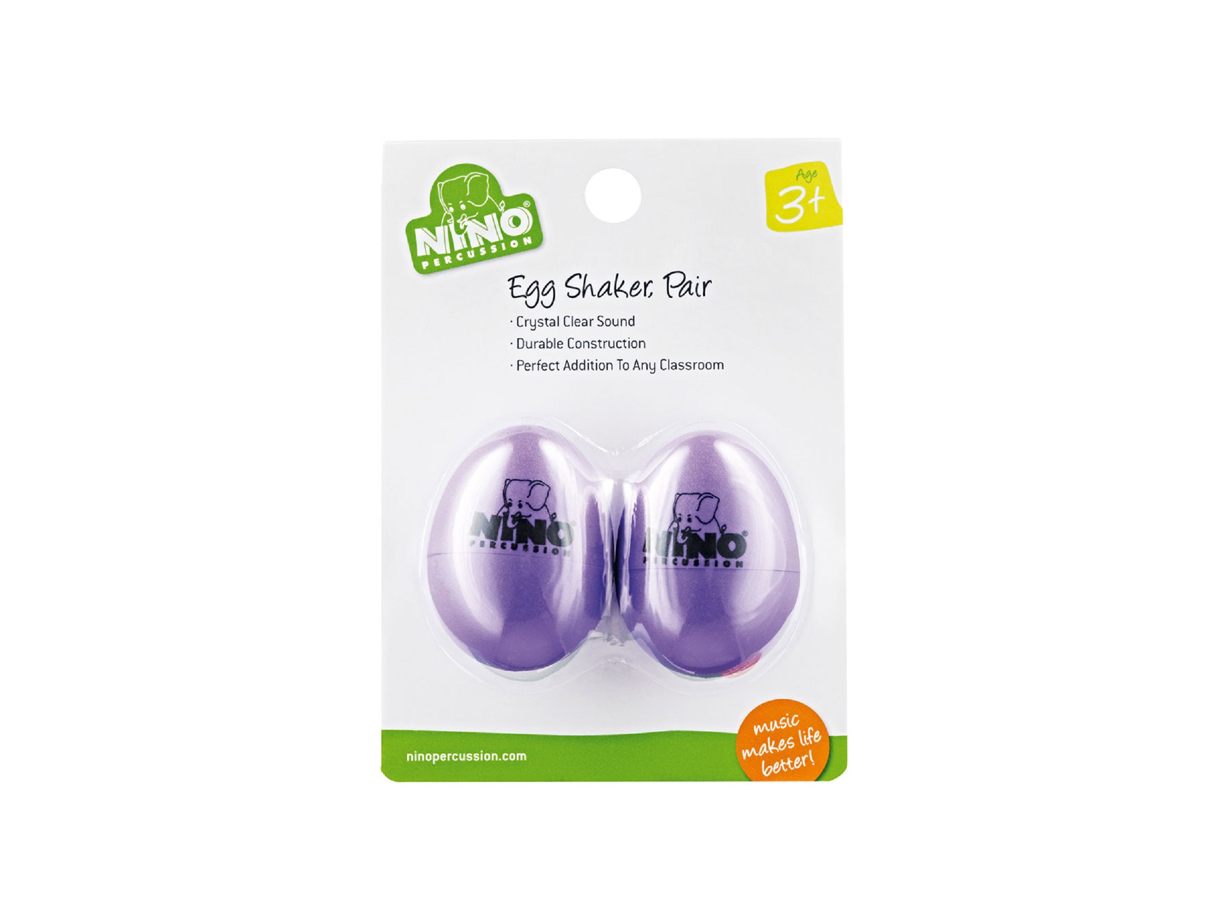 Nino NINO540AU-2 Egg Shaker 2er Set Lila
