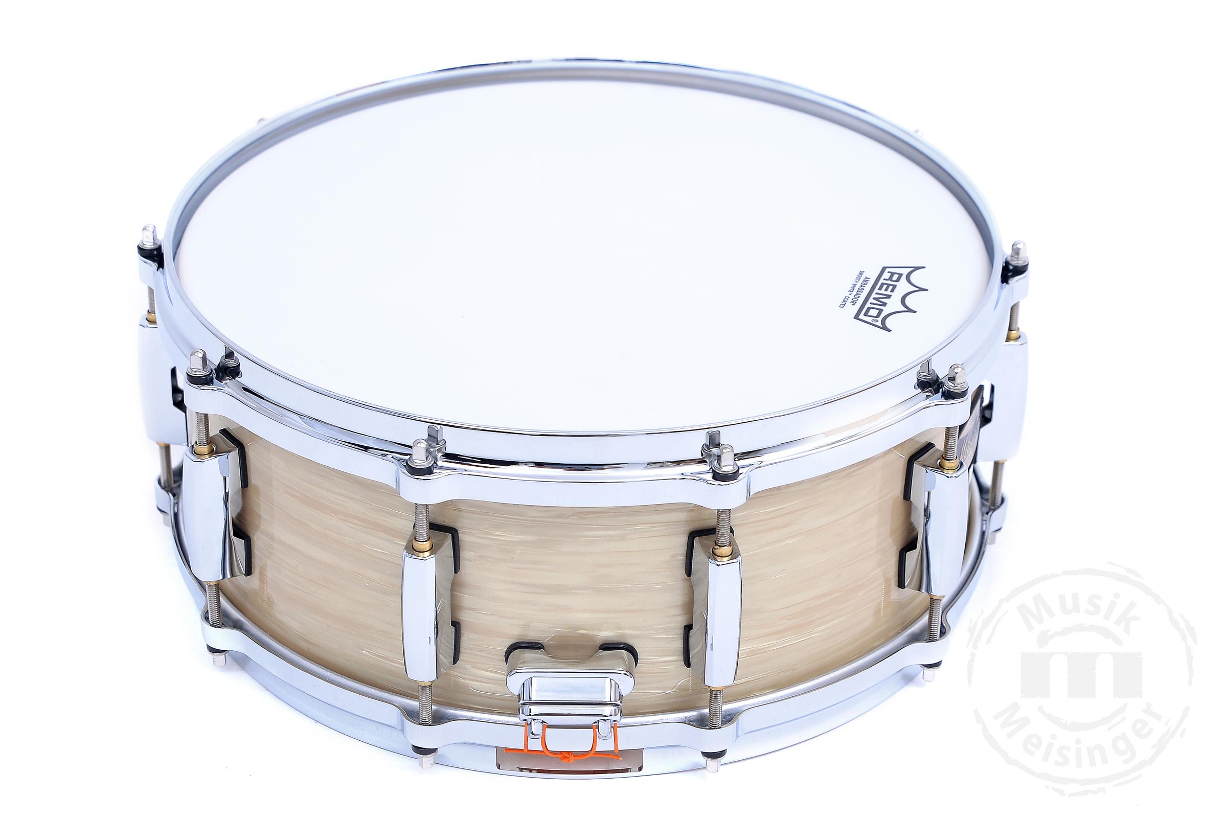 Pearl Masters Maple/GUM 14x5,5 Snare Platinum Gold Oyster
