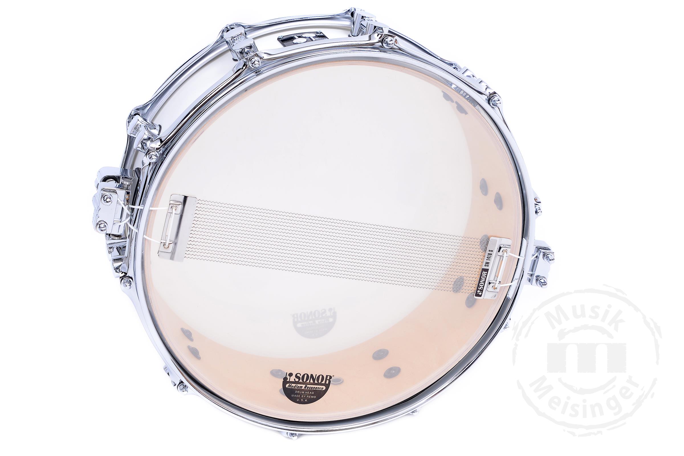 Sonor SQ1 14x5 Snare Satin Pure White Sonor SQ1 14x5 Snare Satin Pure White