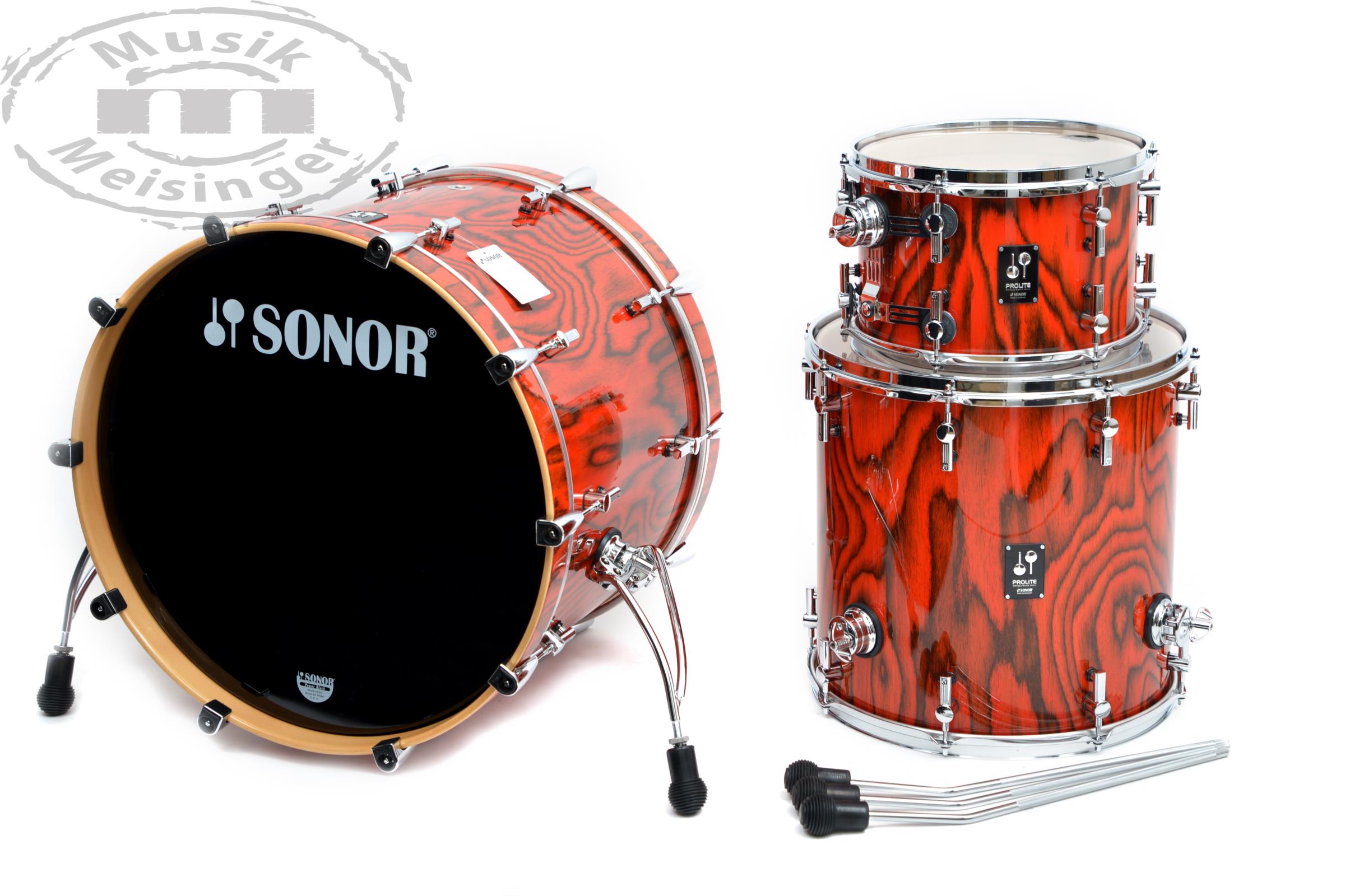 Sonor ProLite 20BD/12TT/14FT Fiery Red