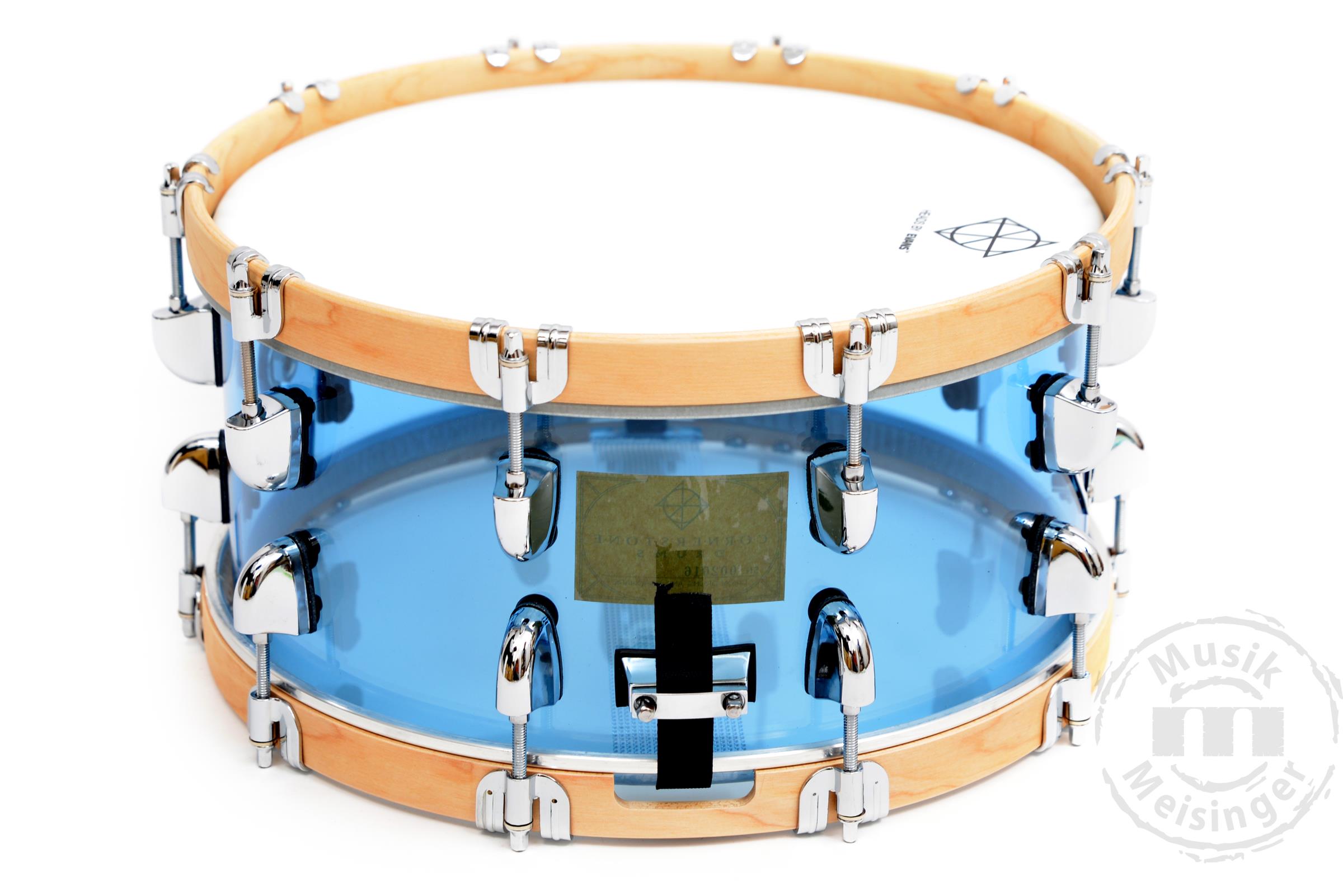 Dixon Cornerstone 14x6,5 Snare See-Through Blue A Dixon Cornerstone 14x6,5 Snare See-Through Blue A