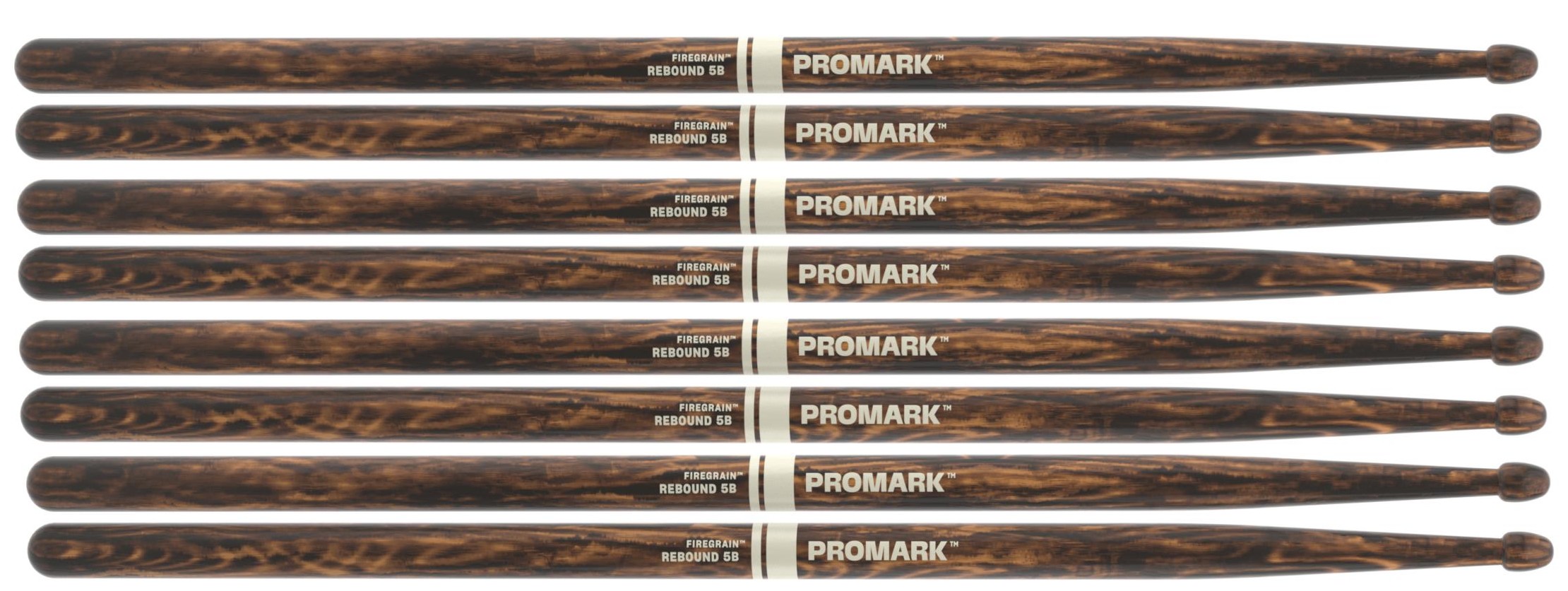 Pro Mark R5BFG-4P Sticks Rebound 5B FireGrain 4er Pack