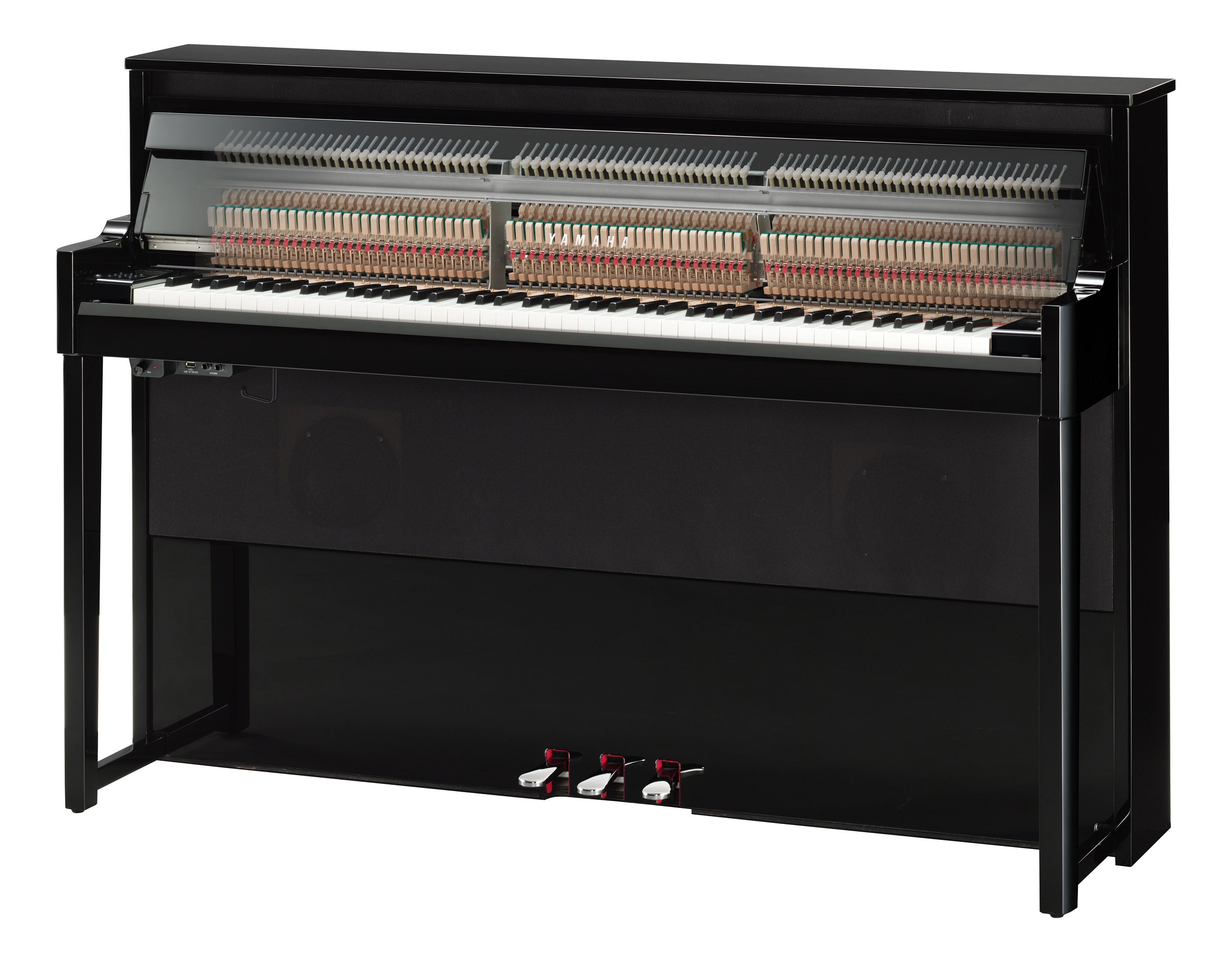 Yamaha NU1X Hybrid Piano schwarz hochglanz