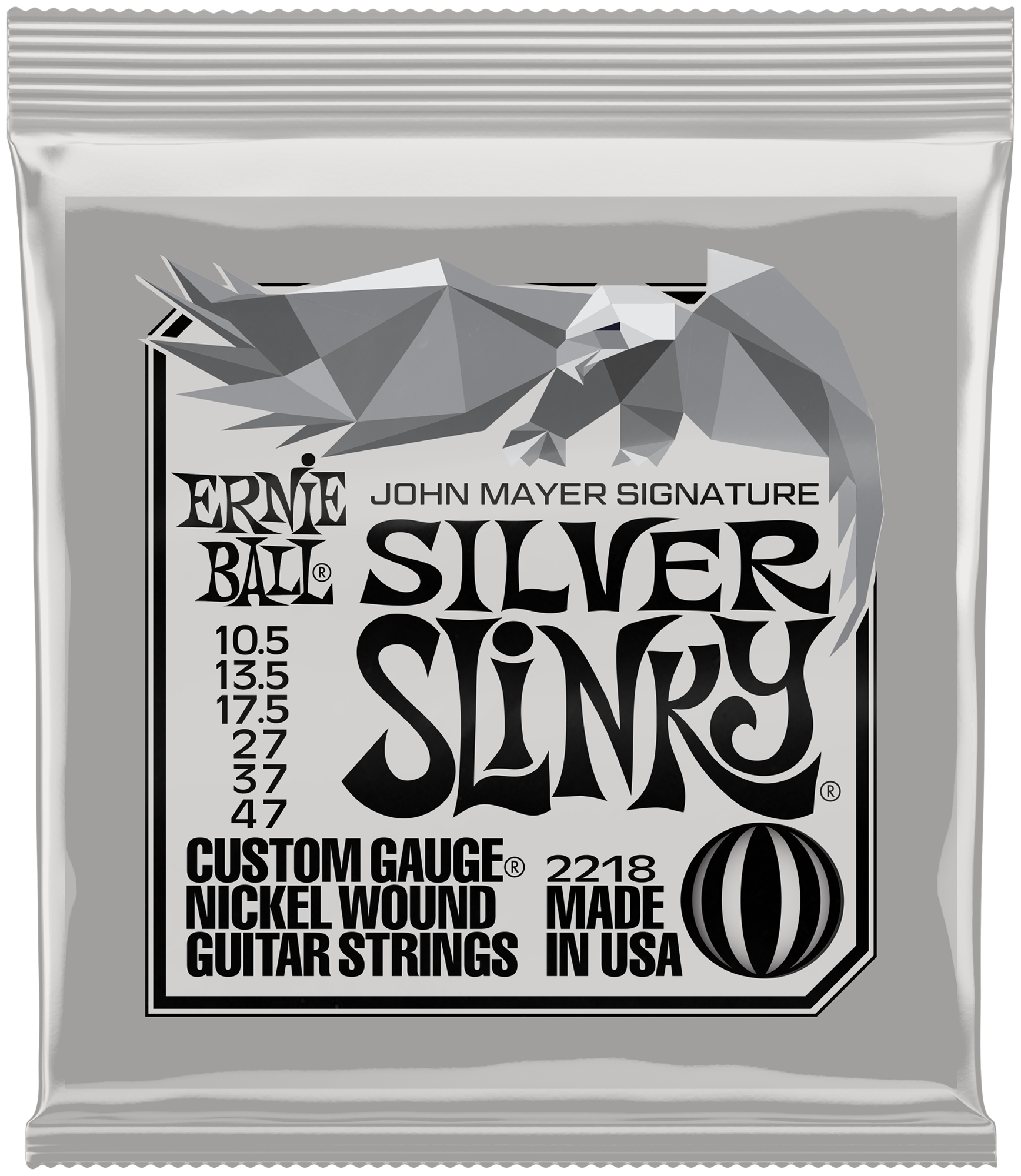 ERNIE BALL 2218 John Mayer Silver Signature 010.5-047