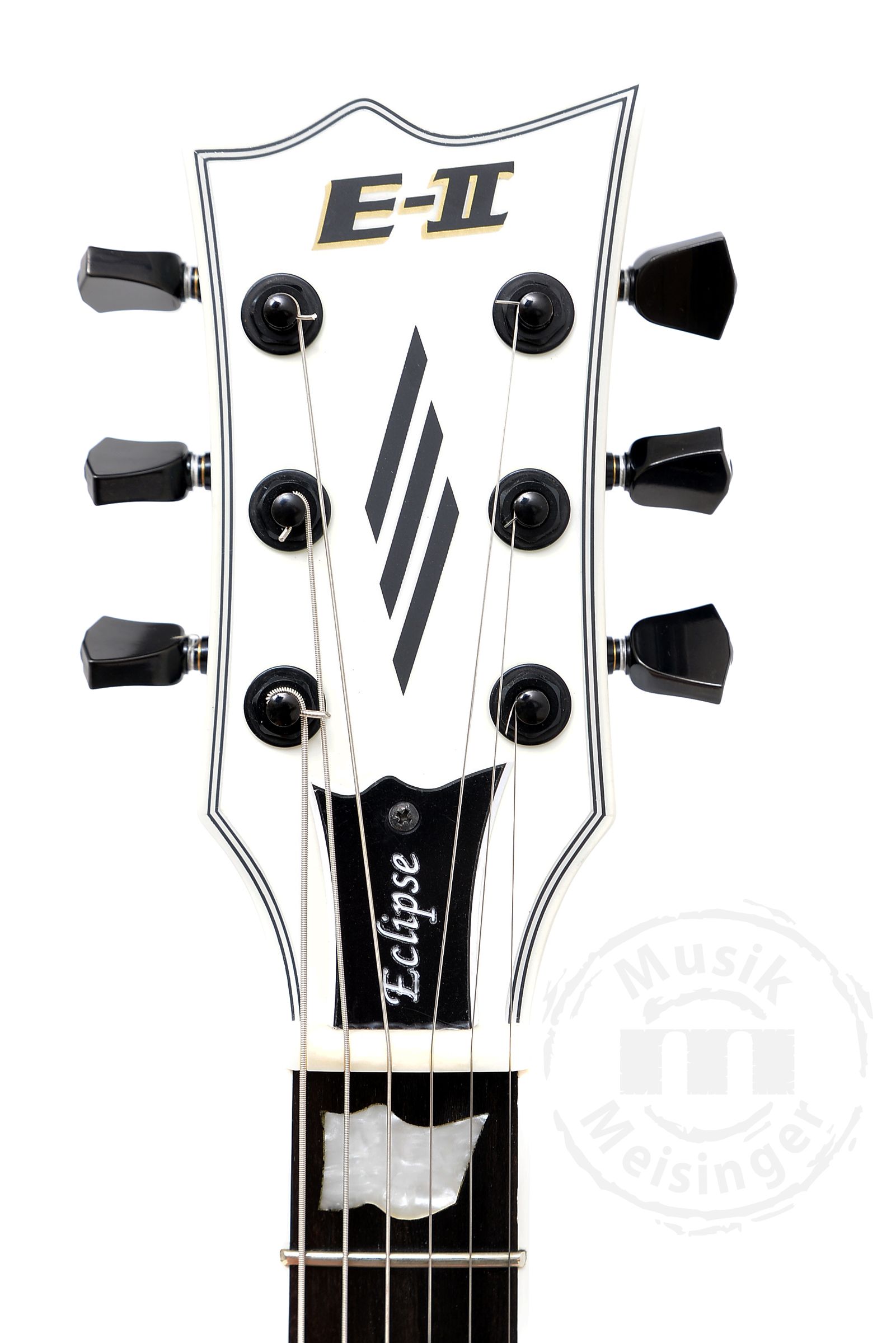 ESP E-II Eclipse Snow White Satin #GEBRAUCHT