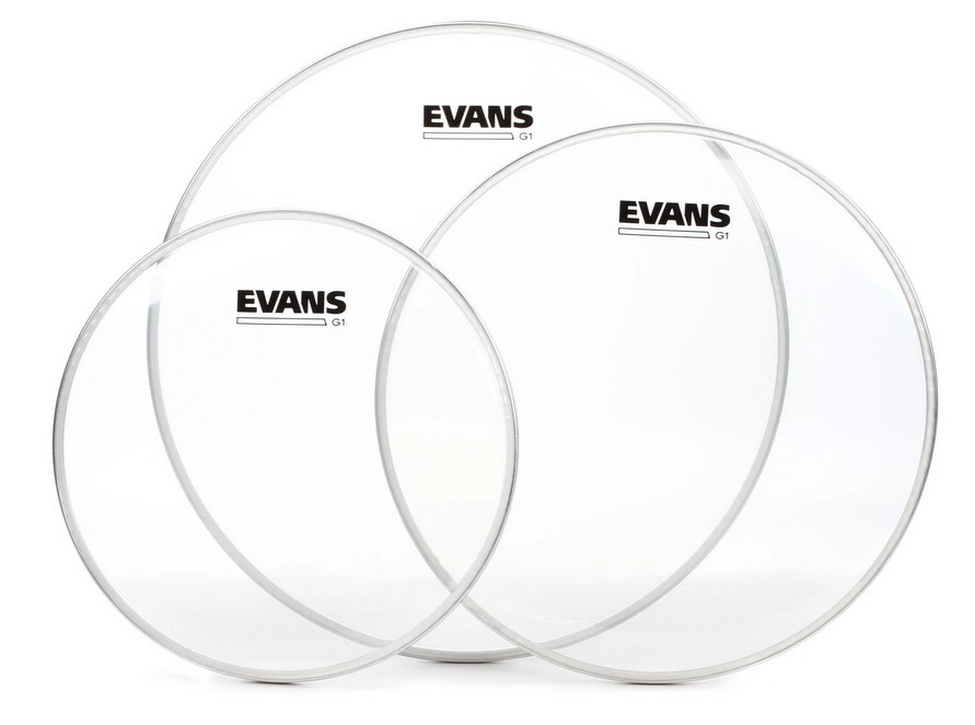 Evans ETP-G1CLR-F Fellset 10/12/14 G1 Clear