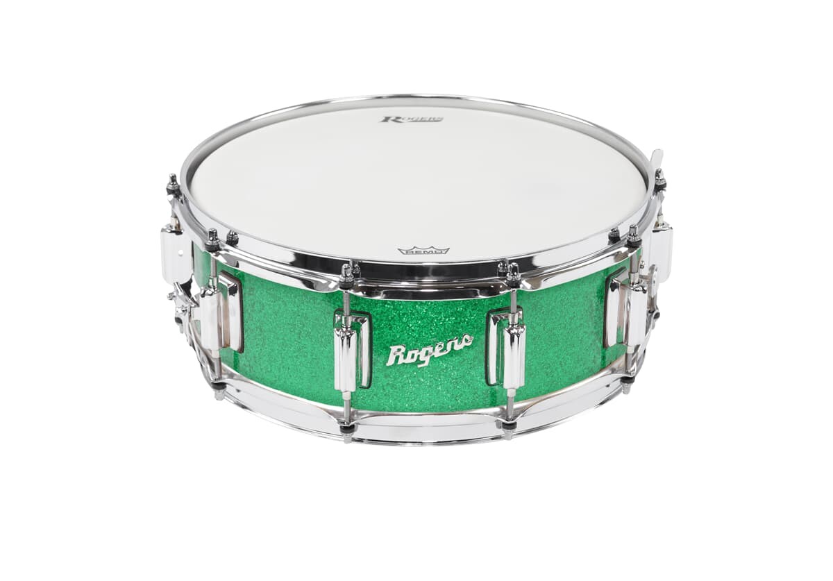 Rogers 14x5 Super Ten Snare Green Sparkle