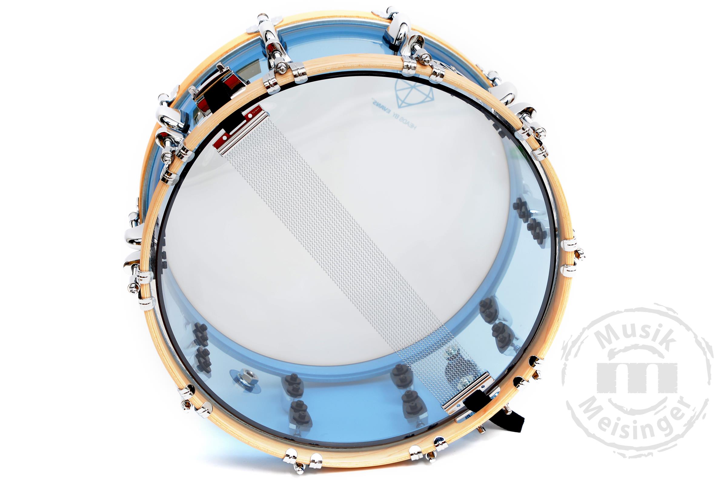 Dixon Cornerstone 14x6,5 Snare See-Through Blue A Dixon Cornerstone 14x6,5 Snare See-Through Blue A