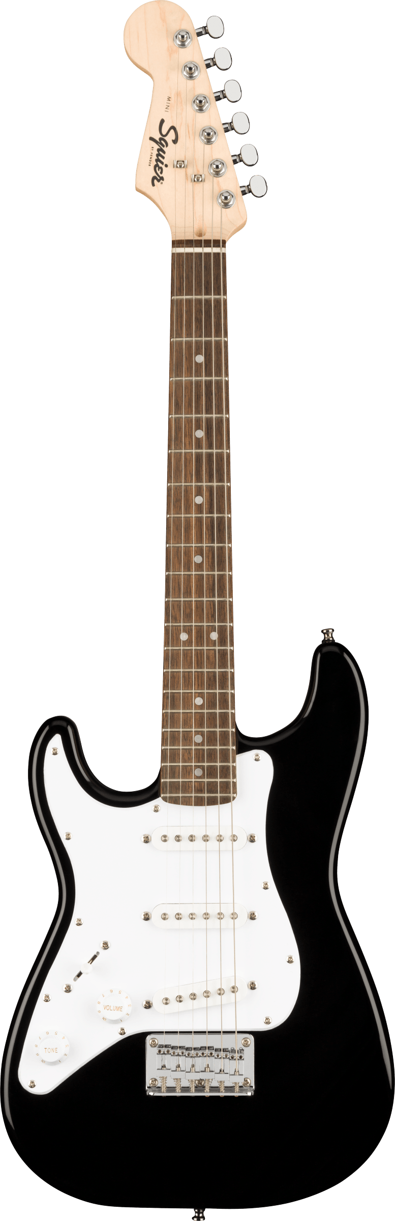 SQUIER MINI STRAT LH LRL WPG BLK