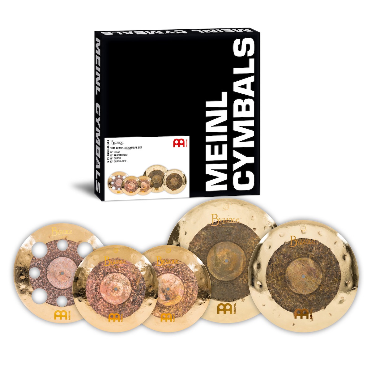 Meinl B14161820DU Byzance Dual Cymbal Set