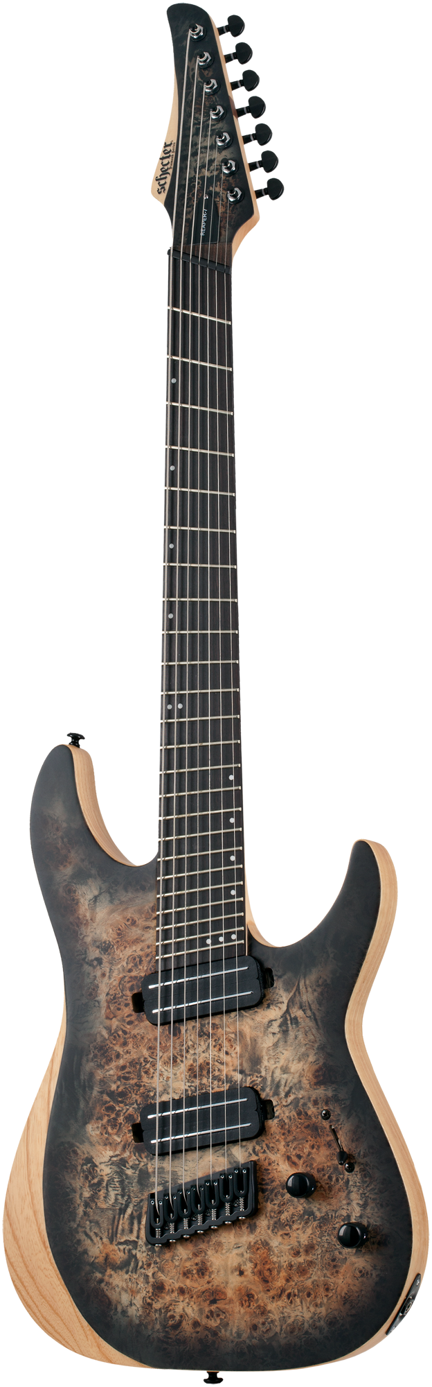 SCHECTER Repaer 7 Multiscale Charcoal Burst
