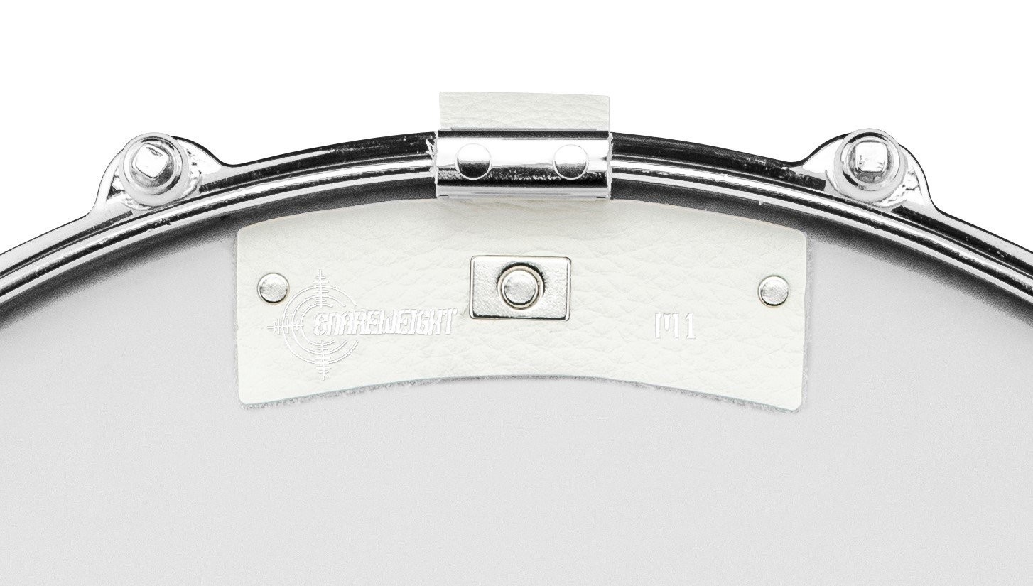 Snareweight M1b Magnetic Drumdämpfer white Leder