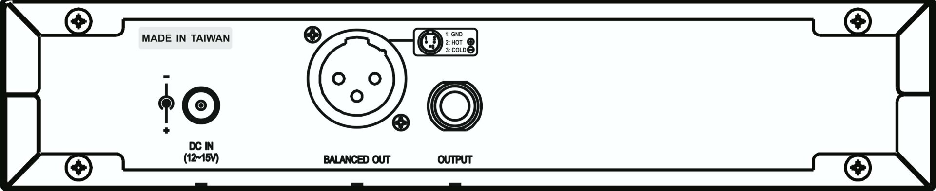 Mipro ACT-2401 Digitaler 1-Kanal Empfänger 2,4 GHz