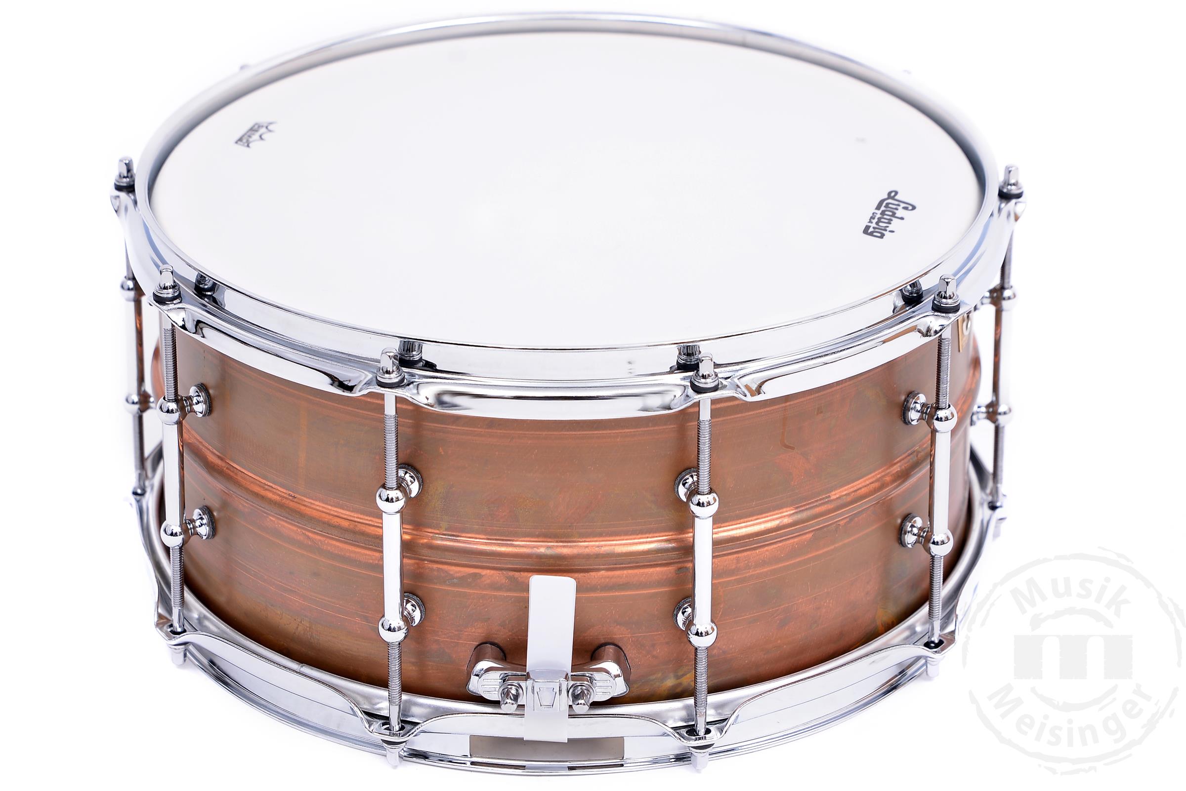 Ludwig LC663T Copperphonic Raw Snare