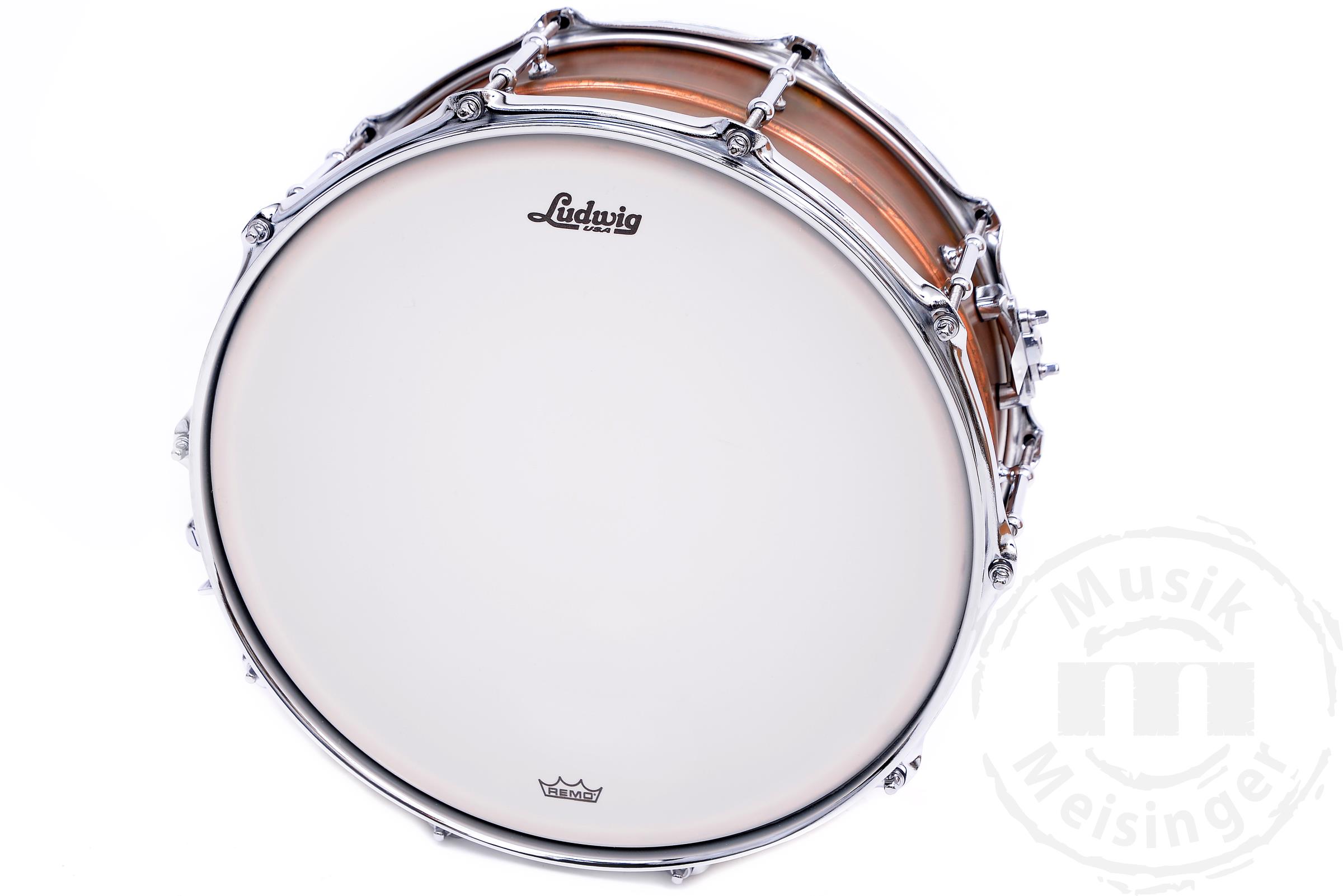 Ludwig LC663T Copperphonic Raw Snare