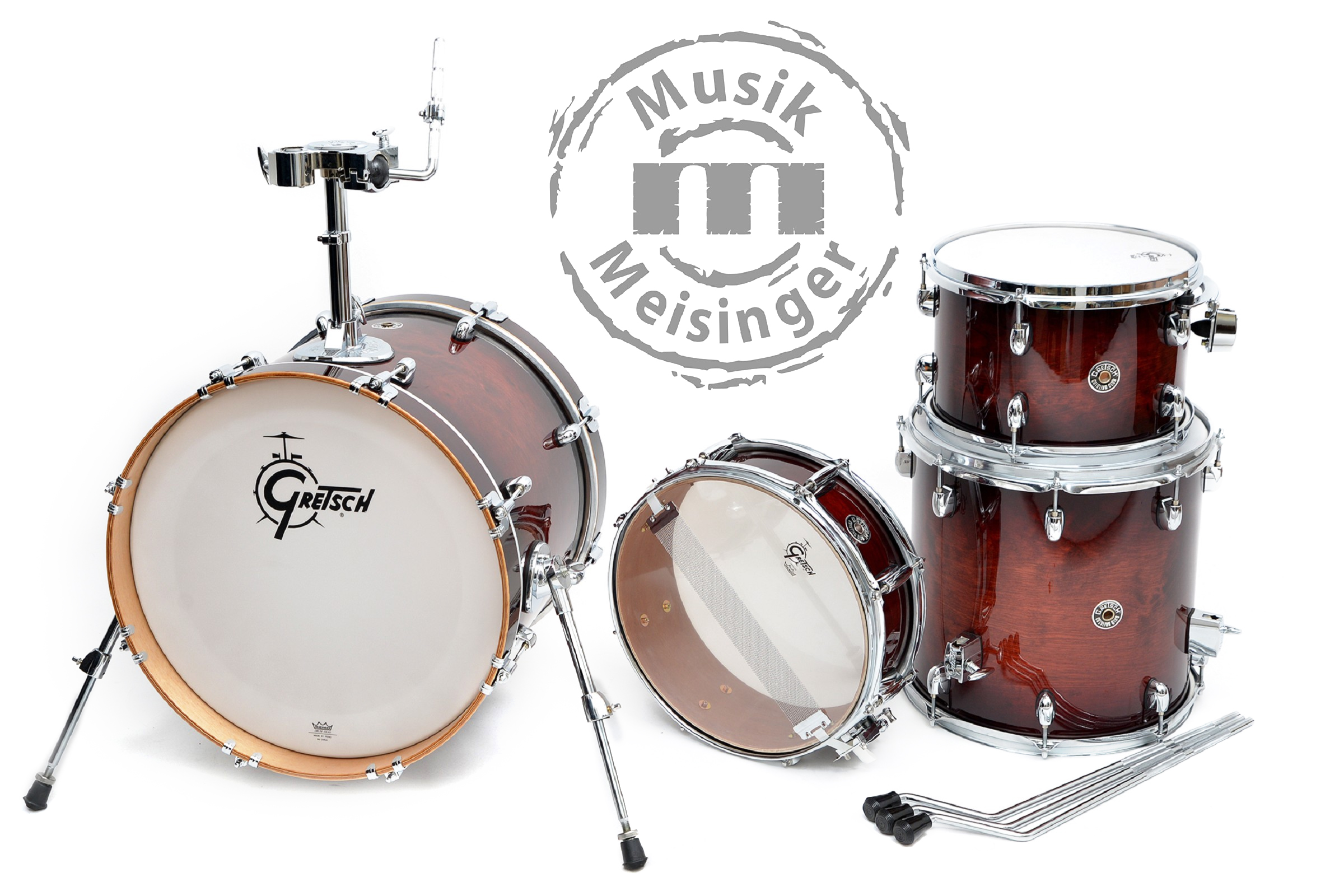 Gretsch Catalina Club 22BD/12T/16FT/14x6,5SD Gloss Antique Burst