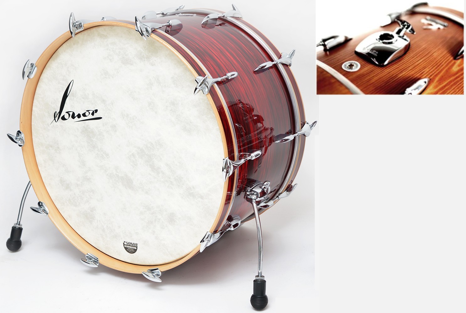 Sonor Vintage 20x14 BD WM Vintage Red Oyster