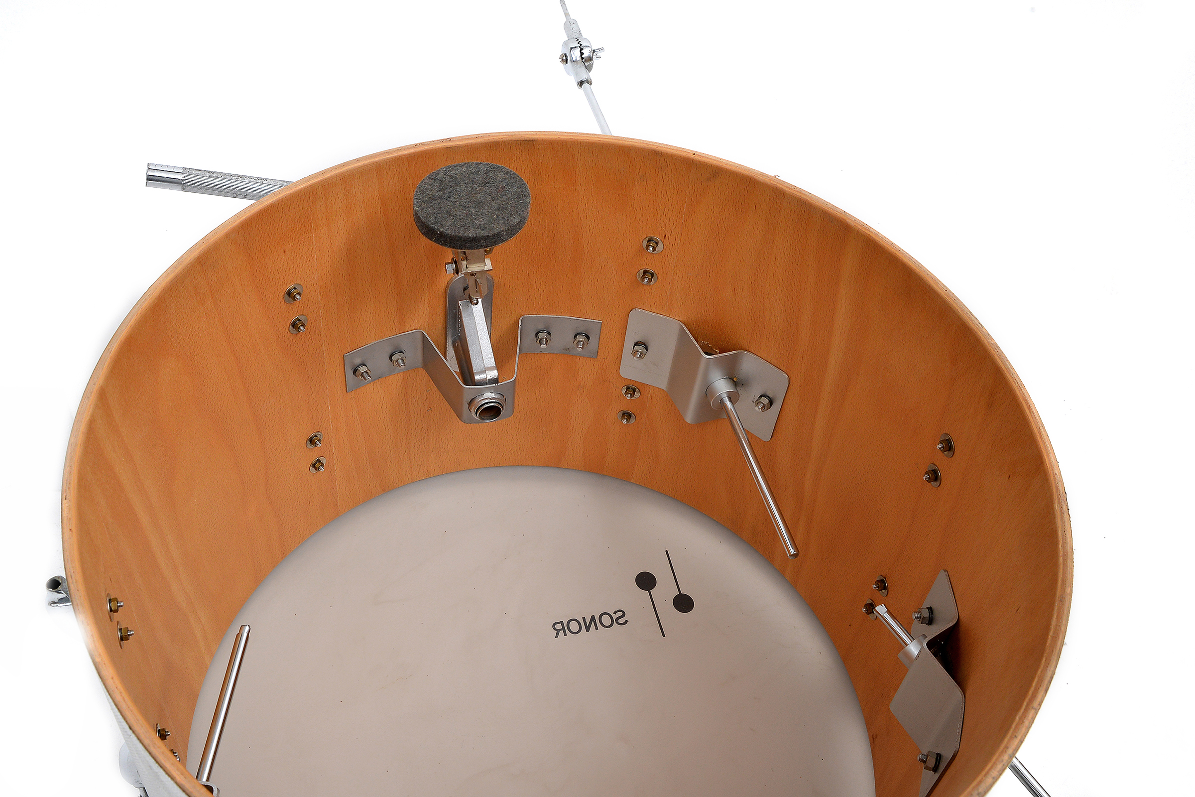 Sonor Teardrop 20B/13T/16FT Metallic Silber