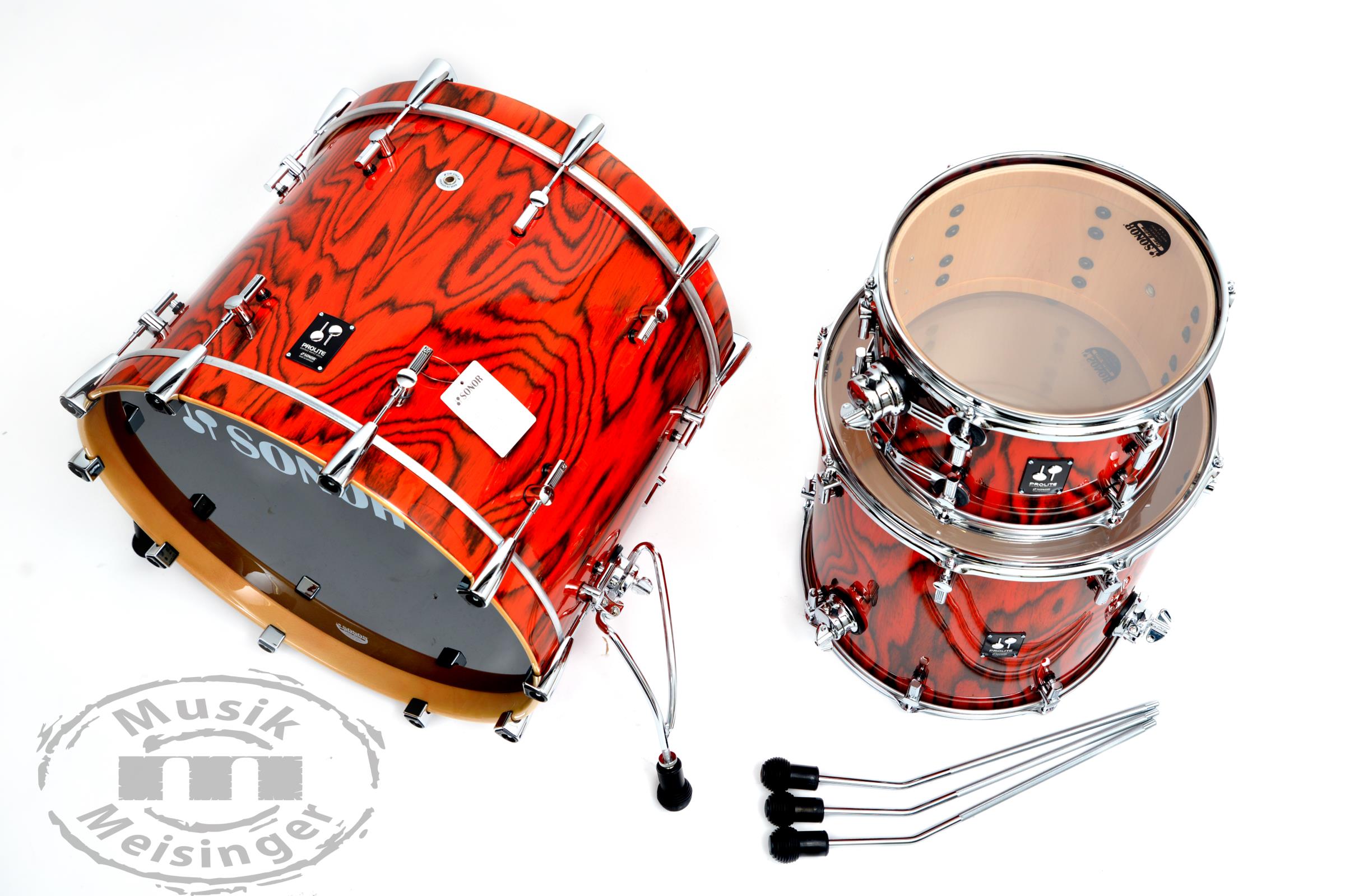 Sonor ProLite 20BD/12TT/14FT Fiery Red