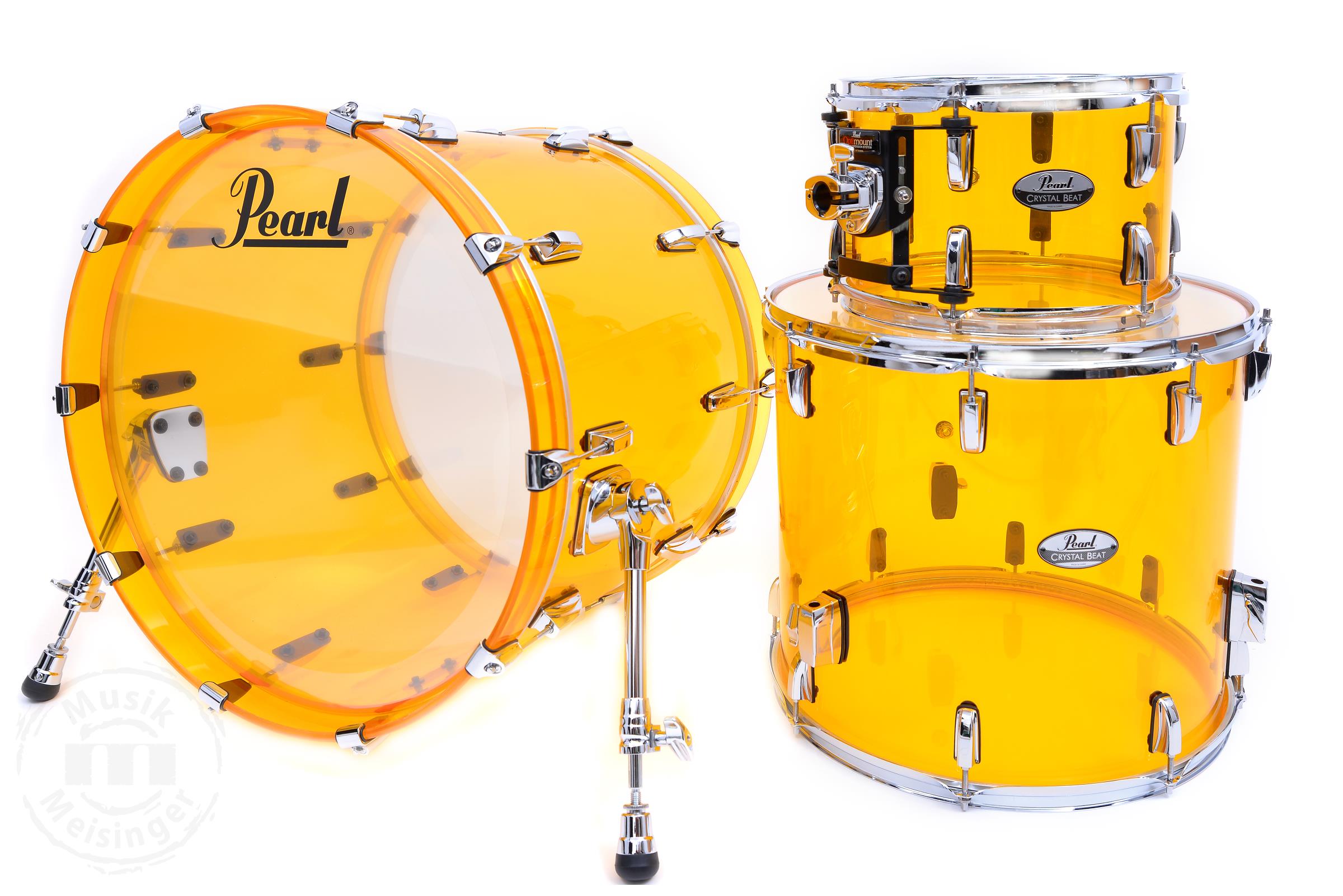 Pearl Crystal Beat 22B/12TT/18FT Tangerine Glass