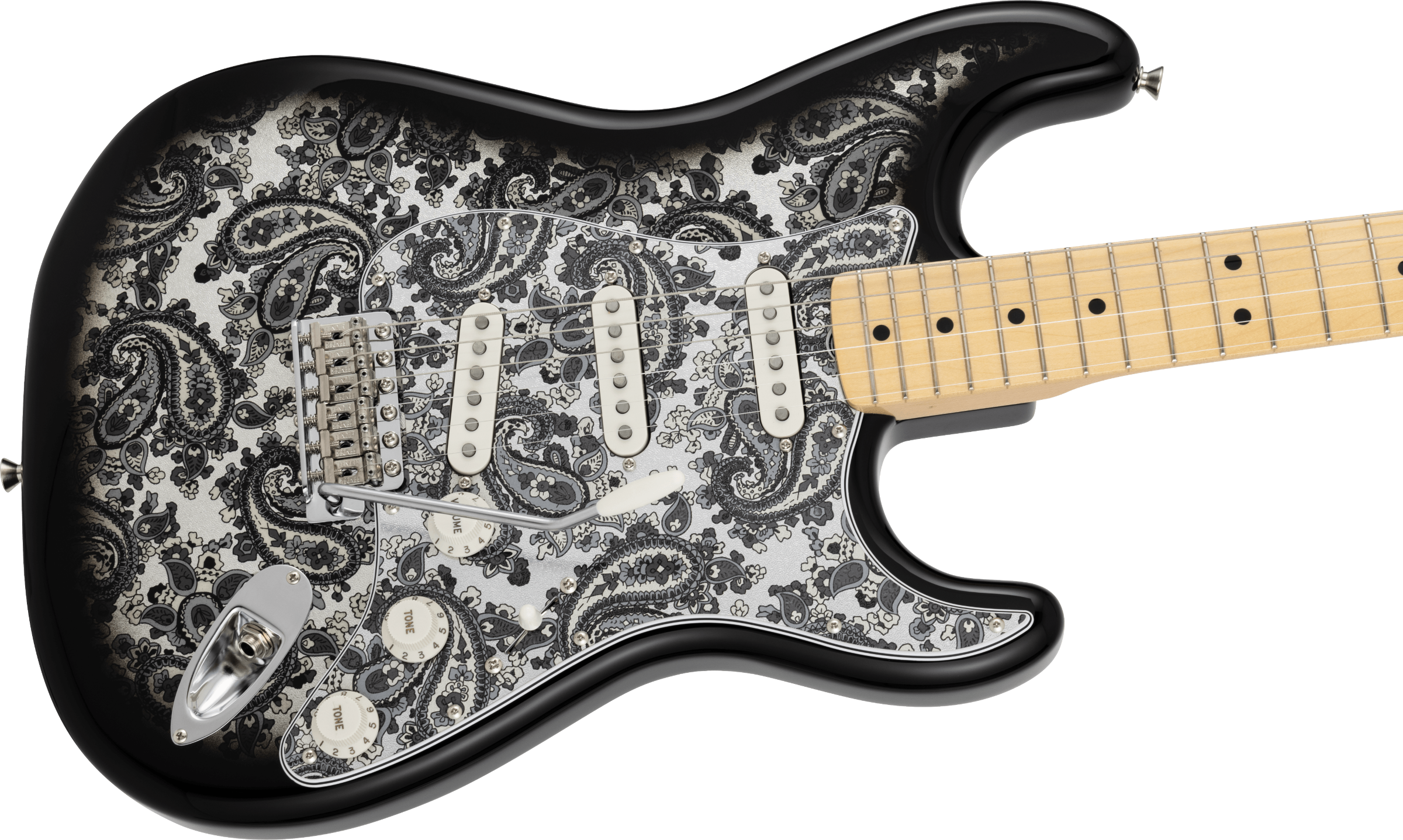 FENDER LTD STRAT MN BLACK PAISLEY JP-25 FENDER LTD STRAT MN BLACK PAISLEY JP-25