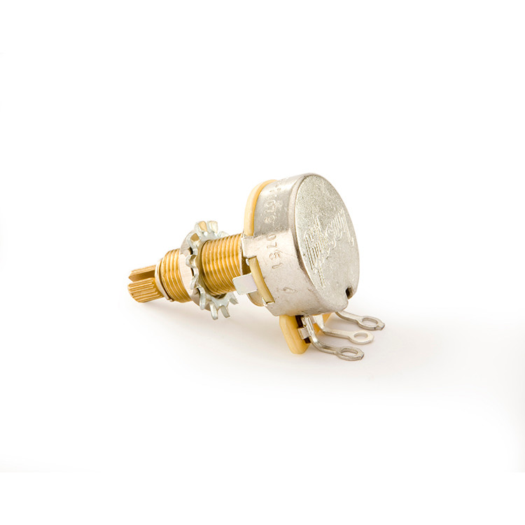 GIBSON 500k Ohm Audio Taper Potentiometer (langer Schaft)