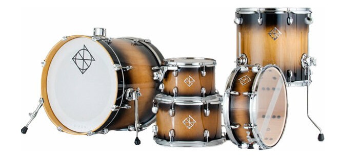 Dixon Fuse Shellset Maple Black Burst