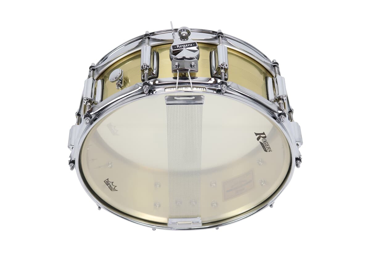 Rogers 14x5 Super Ten 7 Line Natural Brass Rogers 14x5 Super Ten 7 Line Natural Brass