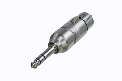 Neutrik NA3FP XLR fem.->Klinkenstecker male stereo