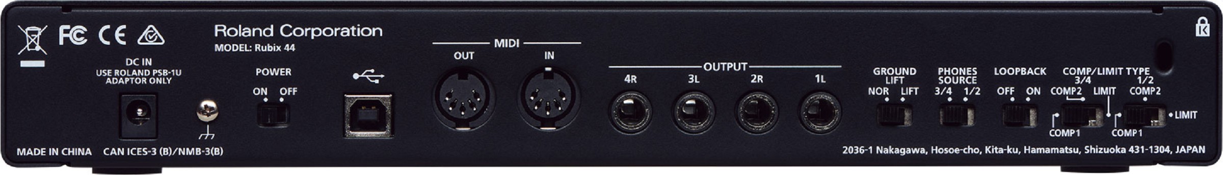 Roland RUBIX44 Interface