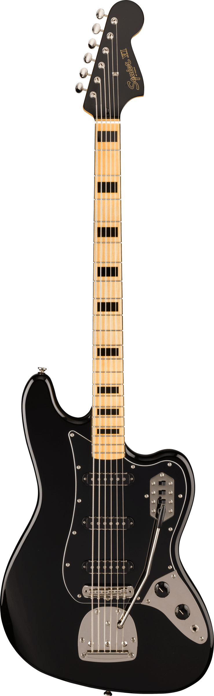 SQUIER FSR CV BASS VI MN BPG MH BLK