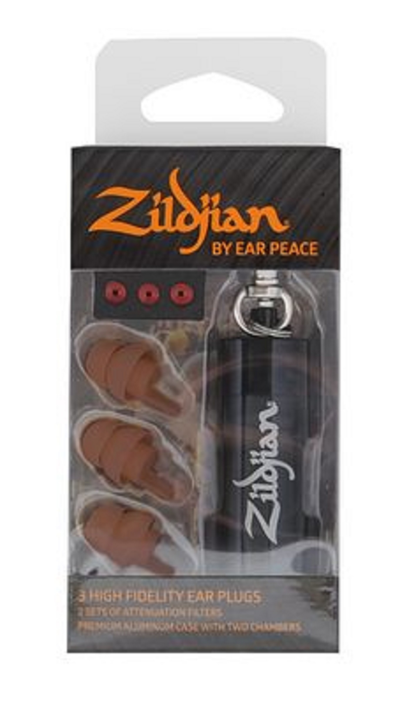 Zildjian Earplugs dark (Paar) Gehörschutz