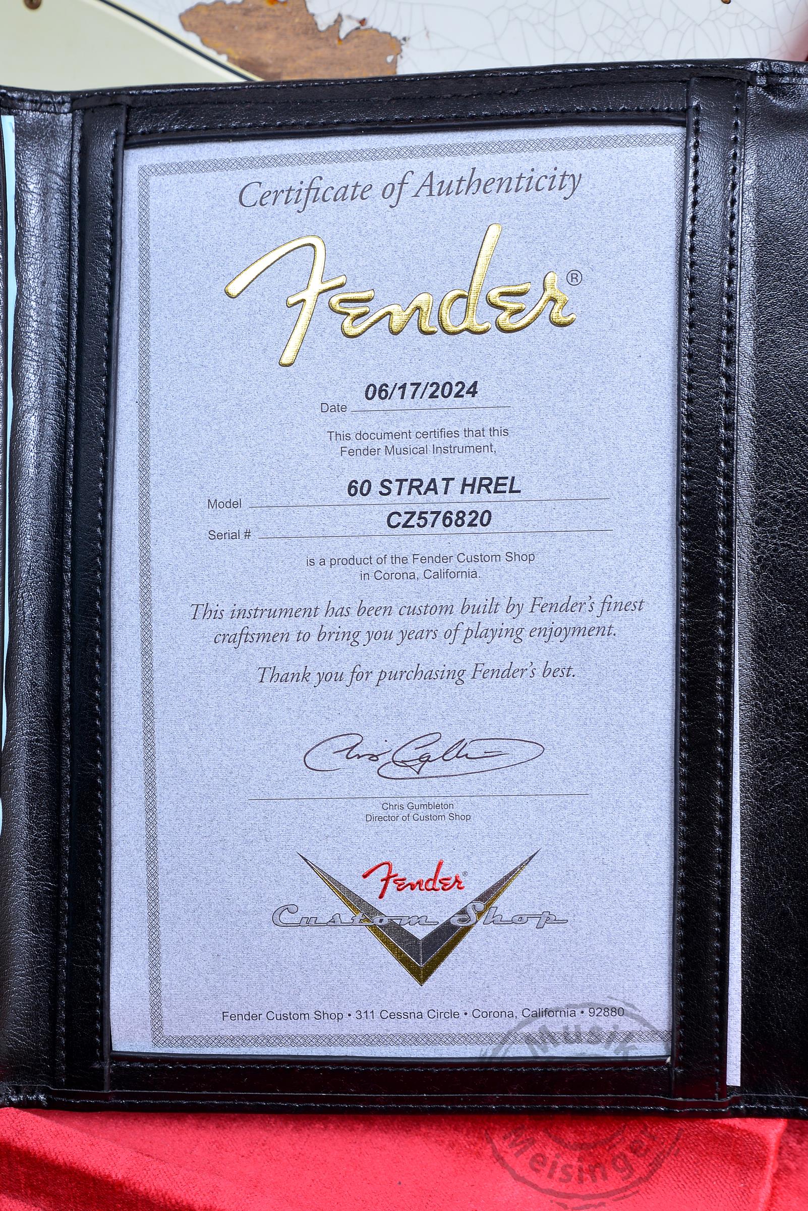 FENDER B3 60 STRAT HREL - AOLW/3TSB