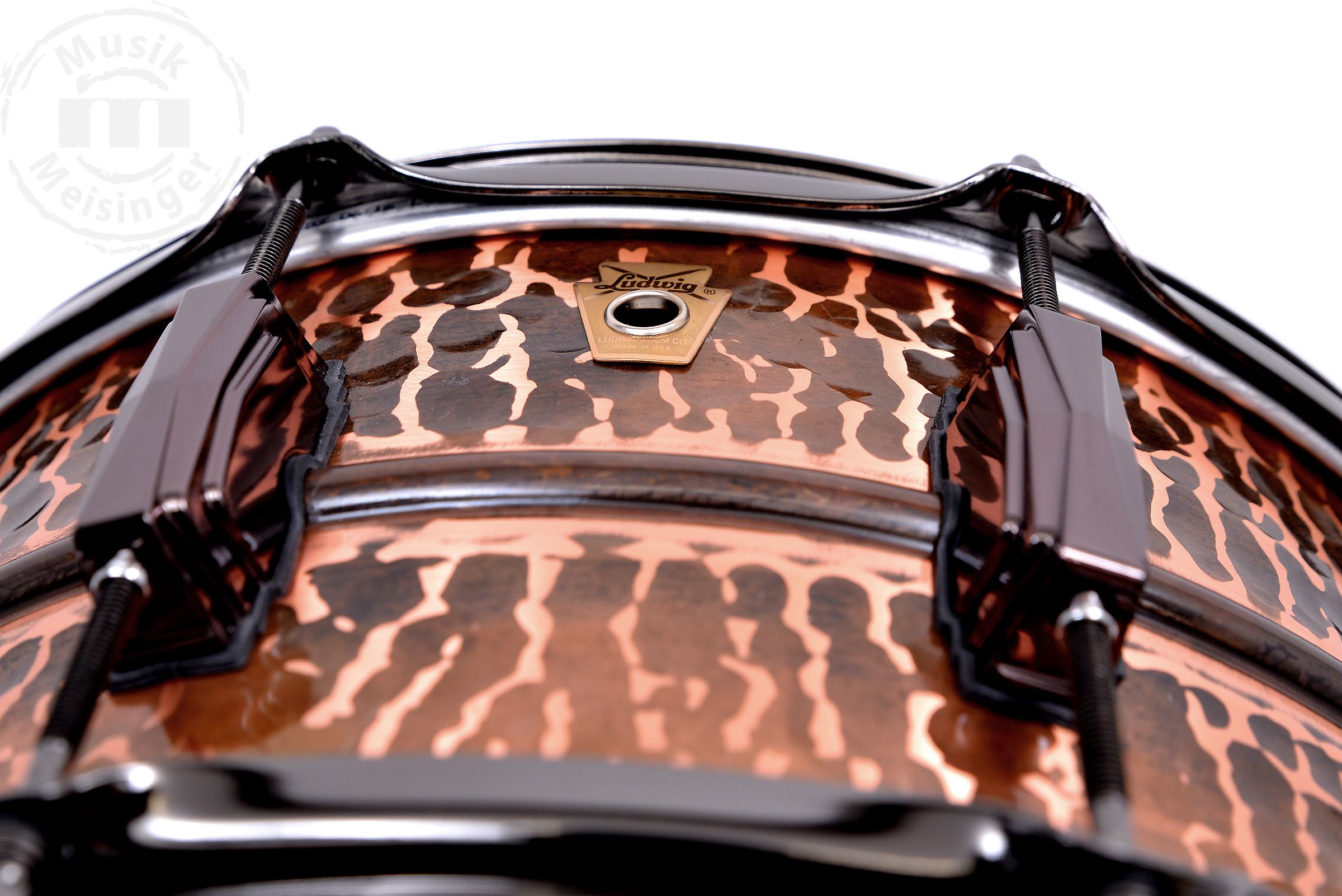 Ludwig Copperphonic Raw 14x6.5 Snare Drum