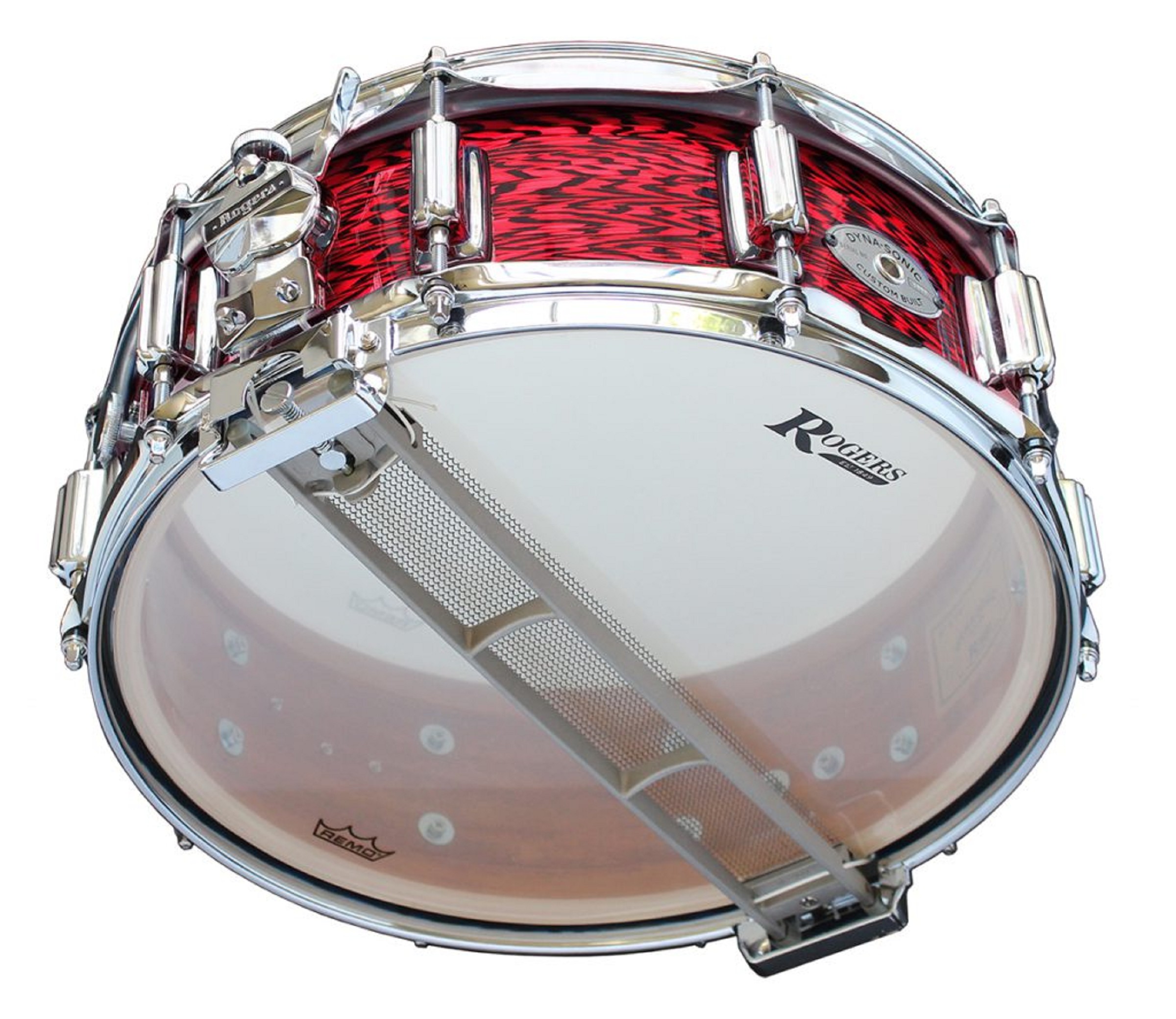 Rogers 14x5 Dyna-Sonic Snare Red Onyx Rogers 14x5 Dyna-Sonic Snare Red Onyx