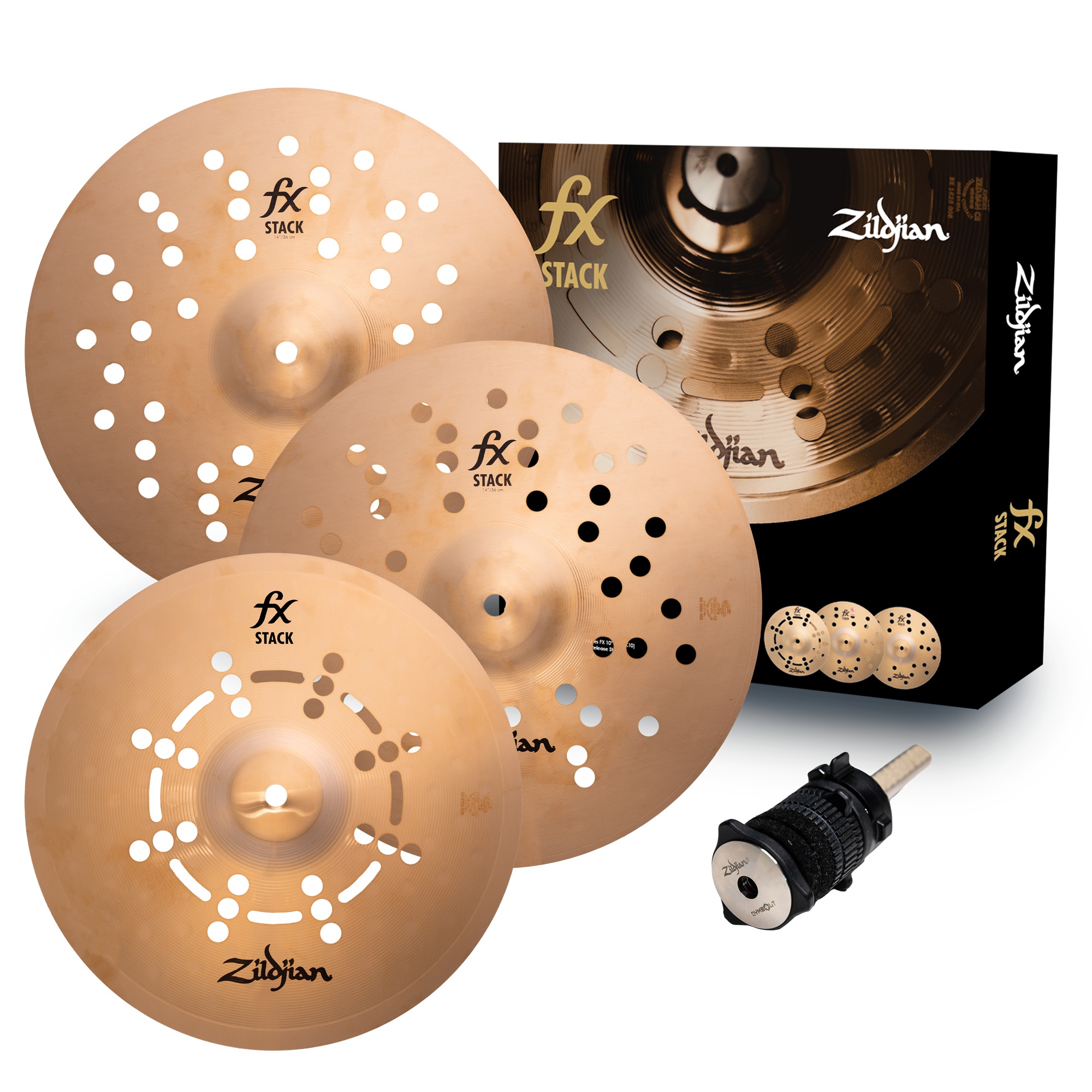Zildjian Effect FX 14" Stack traditional mit Cymbolt