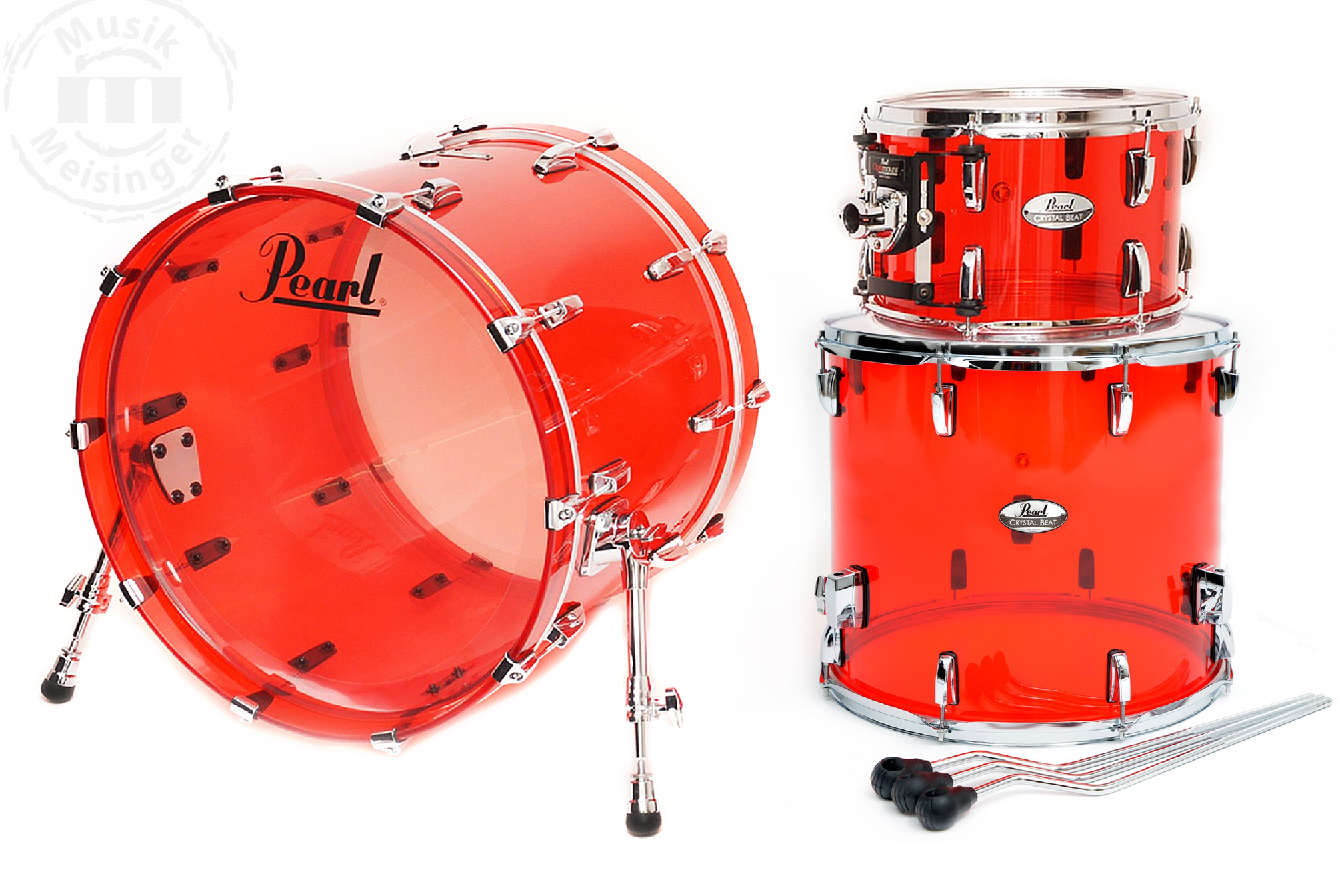 Pearl Crystal Beat 20B/12TT/16FT Ruby Red