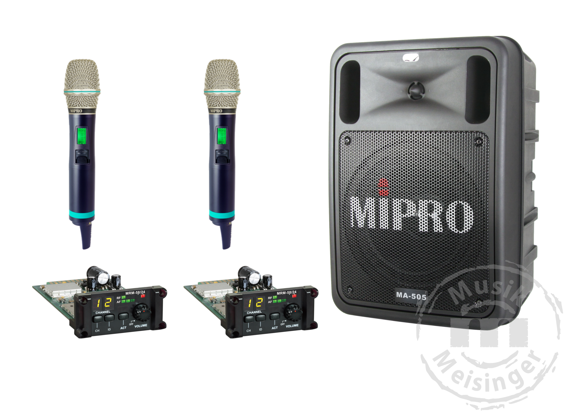 Mipro MA-505 Digital Handsender Duett Premium SET 2