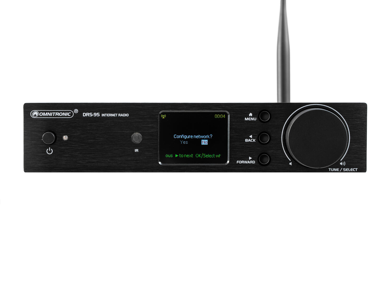 OMNITRONIC DRS-95 Internetradio mit DAB+ und Bluetooth