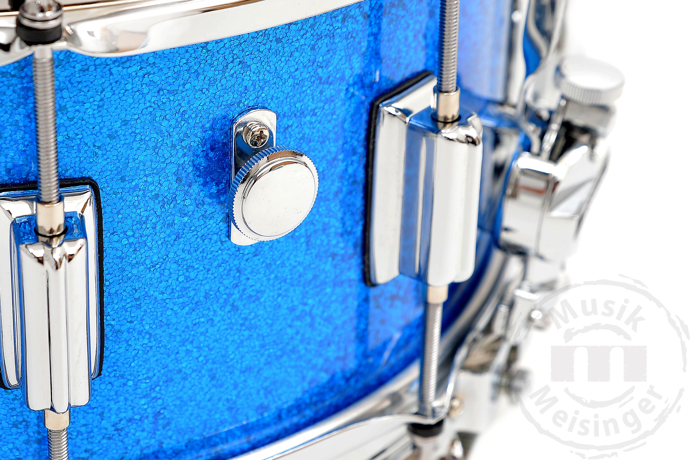 Rogers 14x6,5 Dyna-Sonic Snare Blue Sparkle