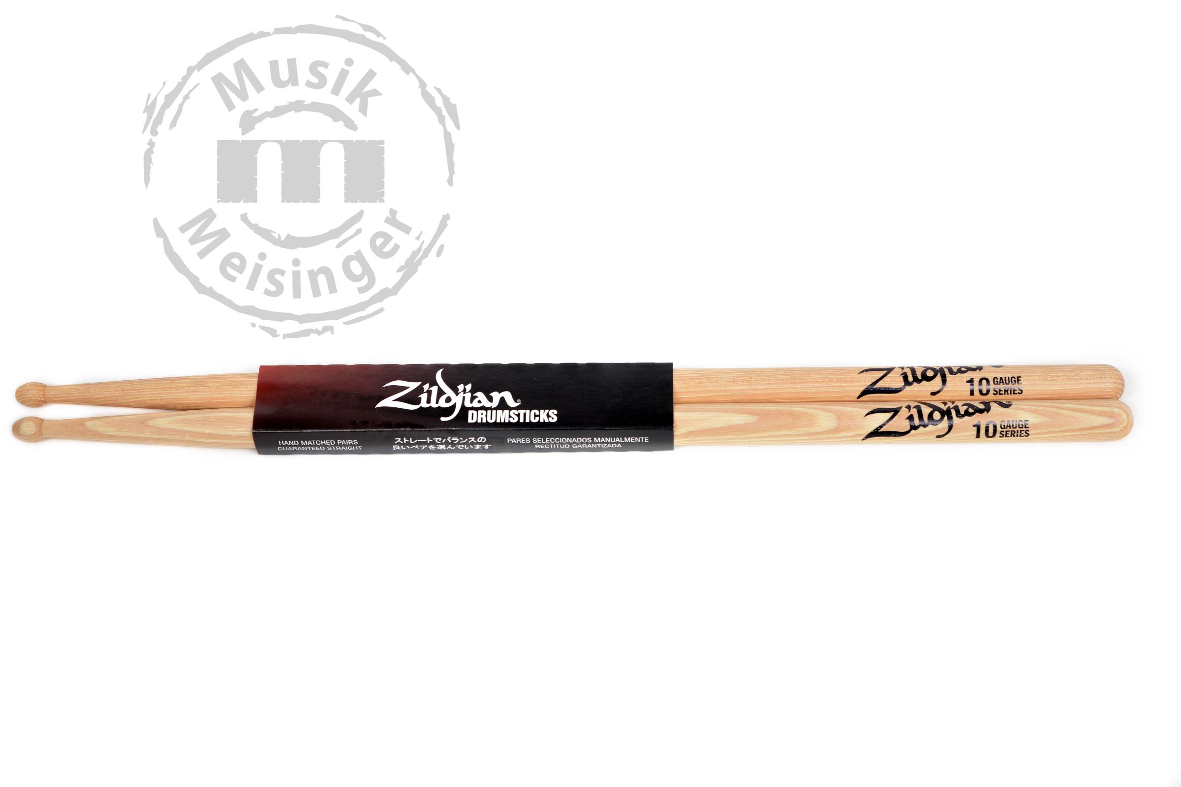 Zildjian Sticks Gauge Serie ZG10 Hickory Wood Tip