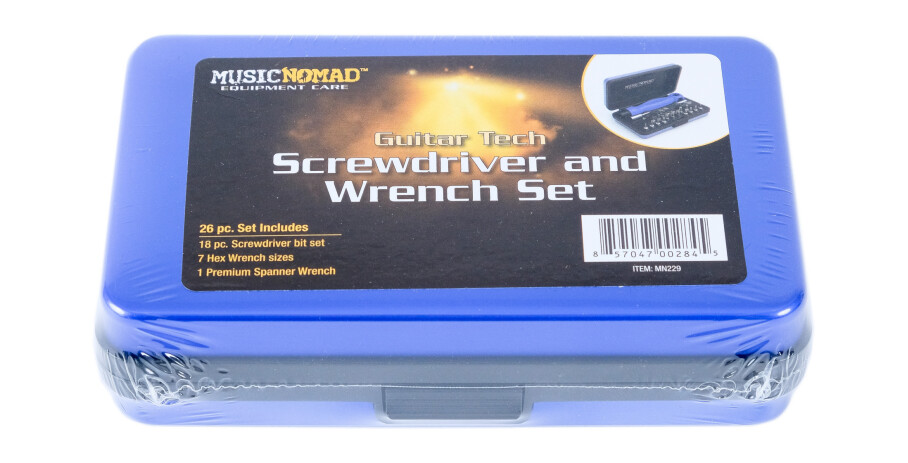 MusicNomad Premium Guitar Tech Screwdriver and Wrench Set (M