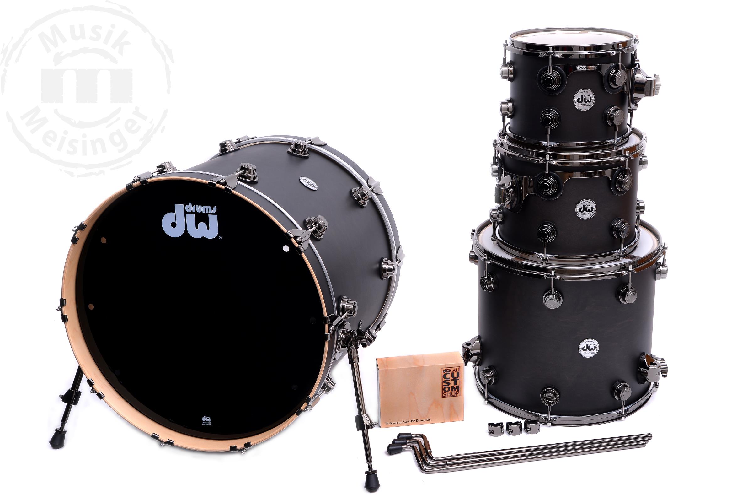 dw Collectors 22B/10T/12T/16FT Ebony Satin Oil