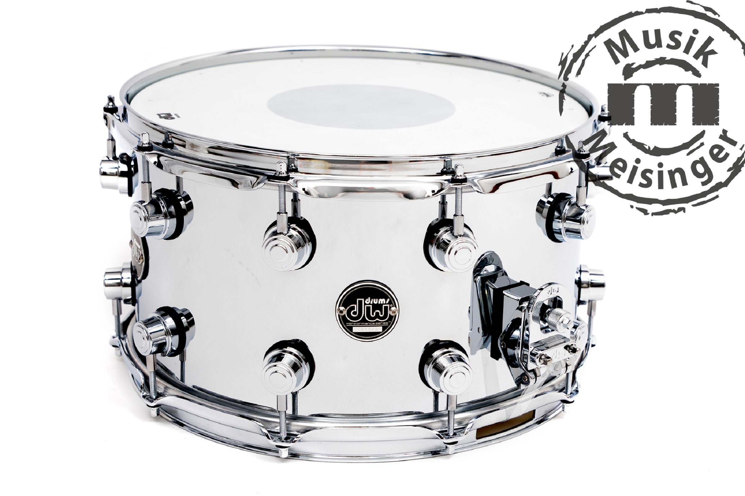 dw Performance 14x8 Snare Chrome over Steel