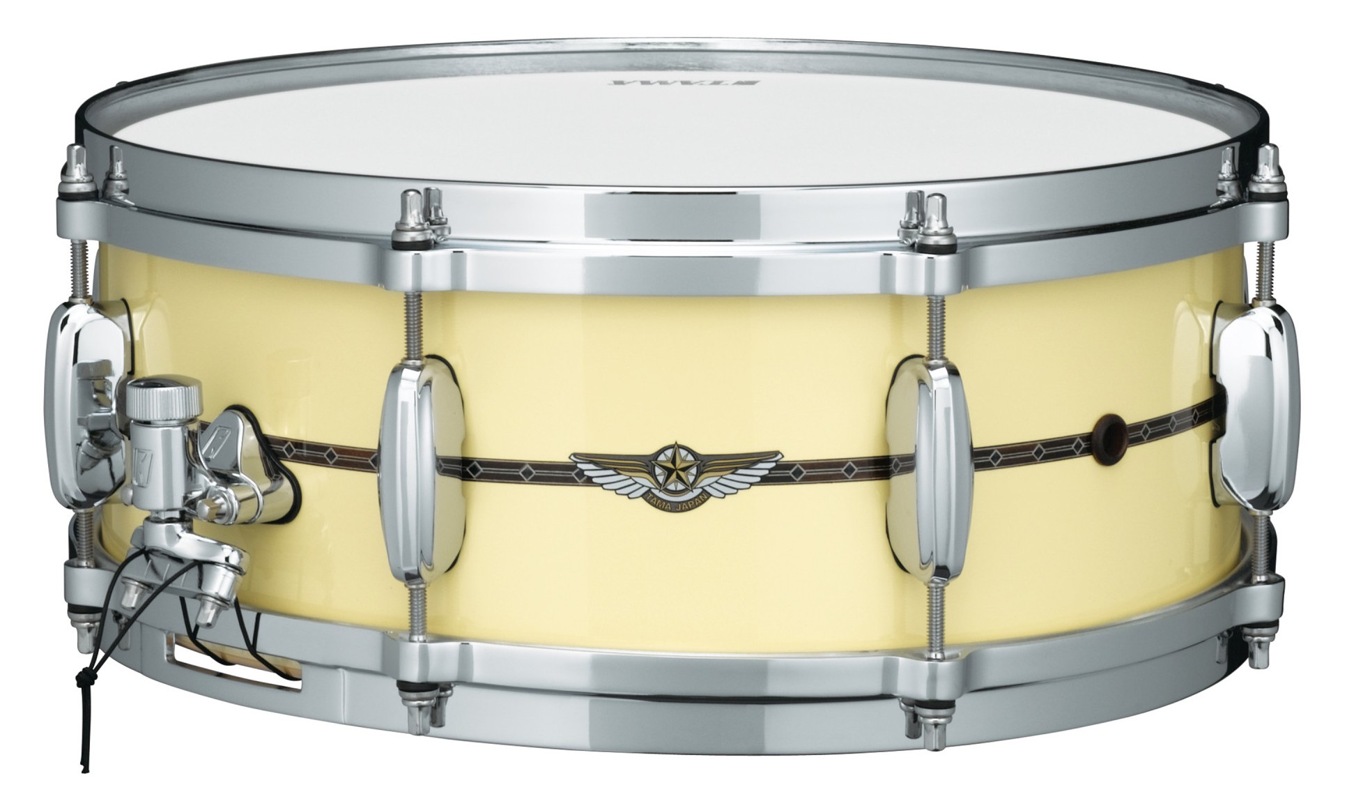 Tama Star Maple 14x8 Snare Anitique White