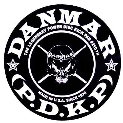 Danmar 210SK Bassdrum Kickpad "Skull" Singlepedal